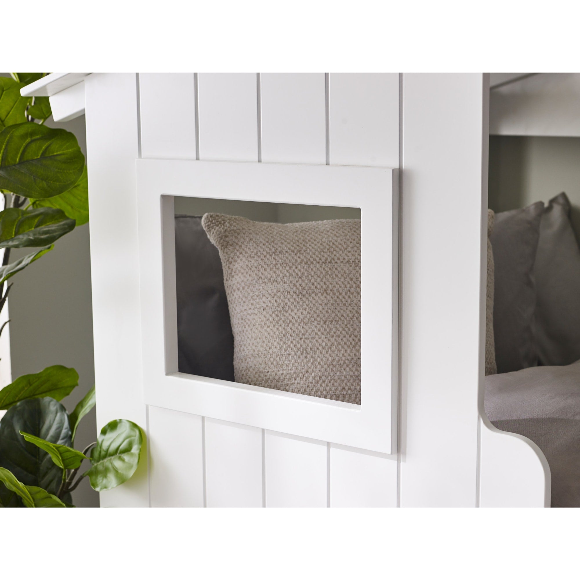 Acorn Treehouse Midsleeper & Storage Unit - White