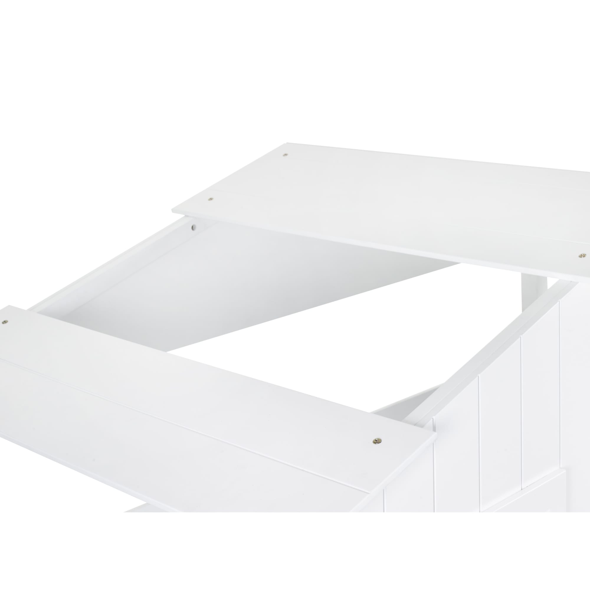 Acorn Treehouse Midsleeper & Storage Unit - White