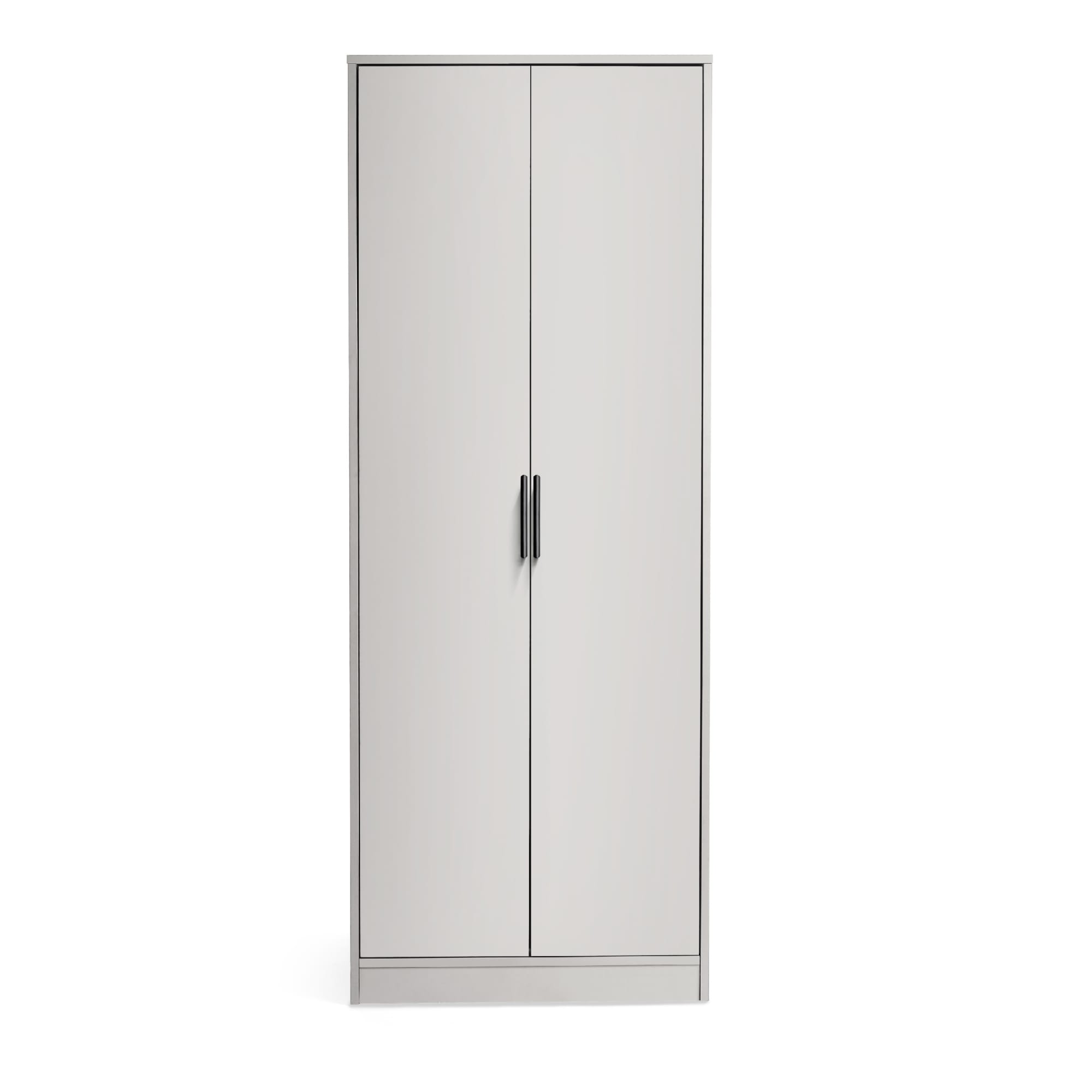 Alba 2 Door Wardrobe - Silk Grey