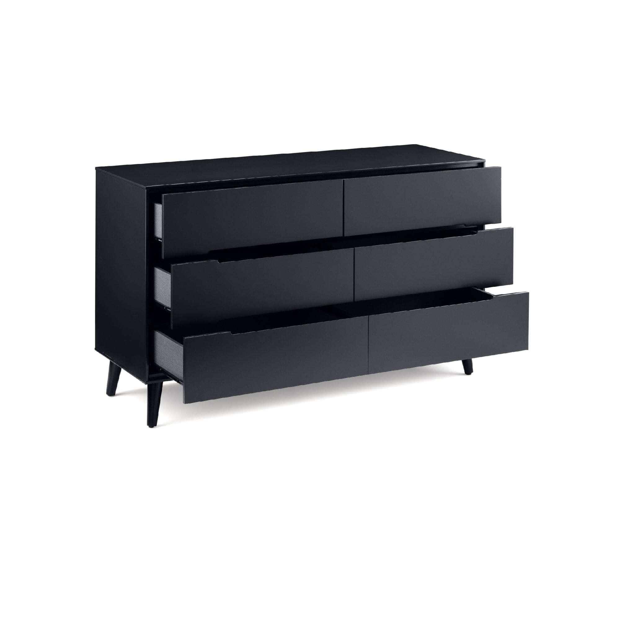 Alicia 6 Drawer Wide Chest - Anthracite