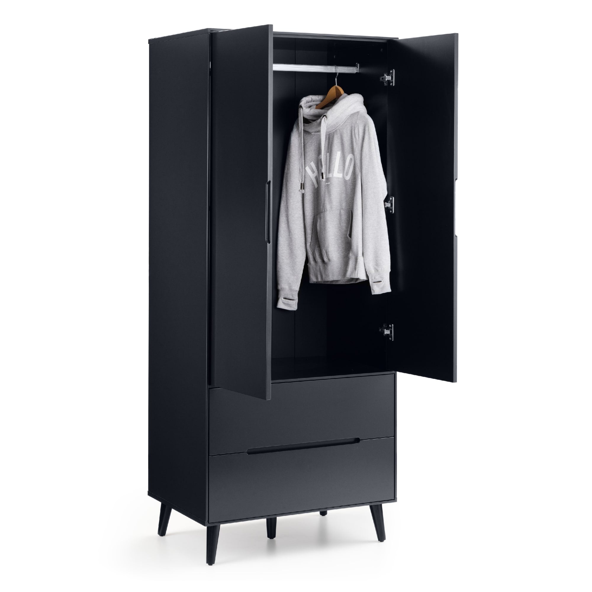 Alicia Combination Wardrobe - Anthracite