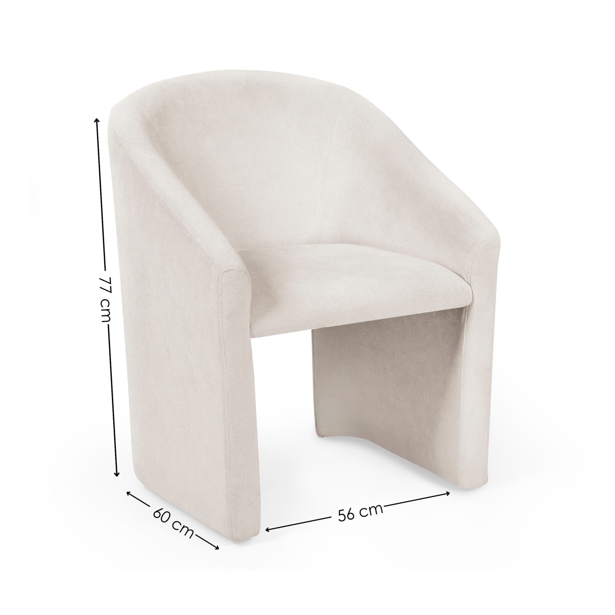 Anthea Cream Tub Dining Chair