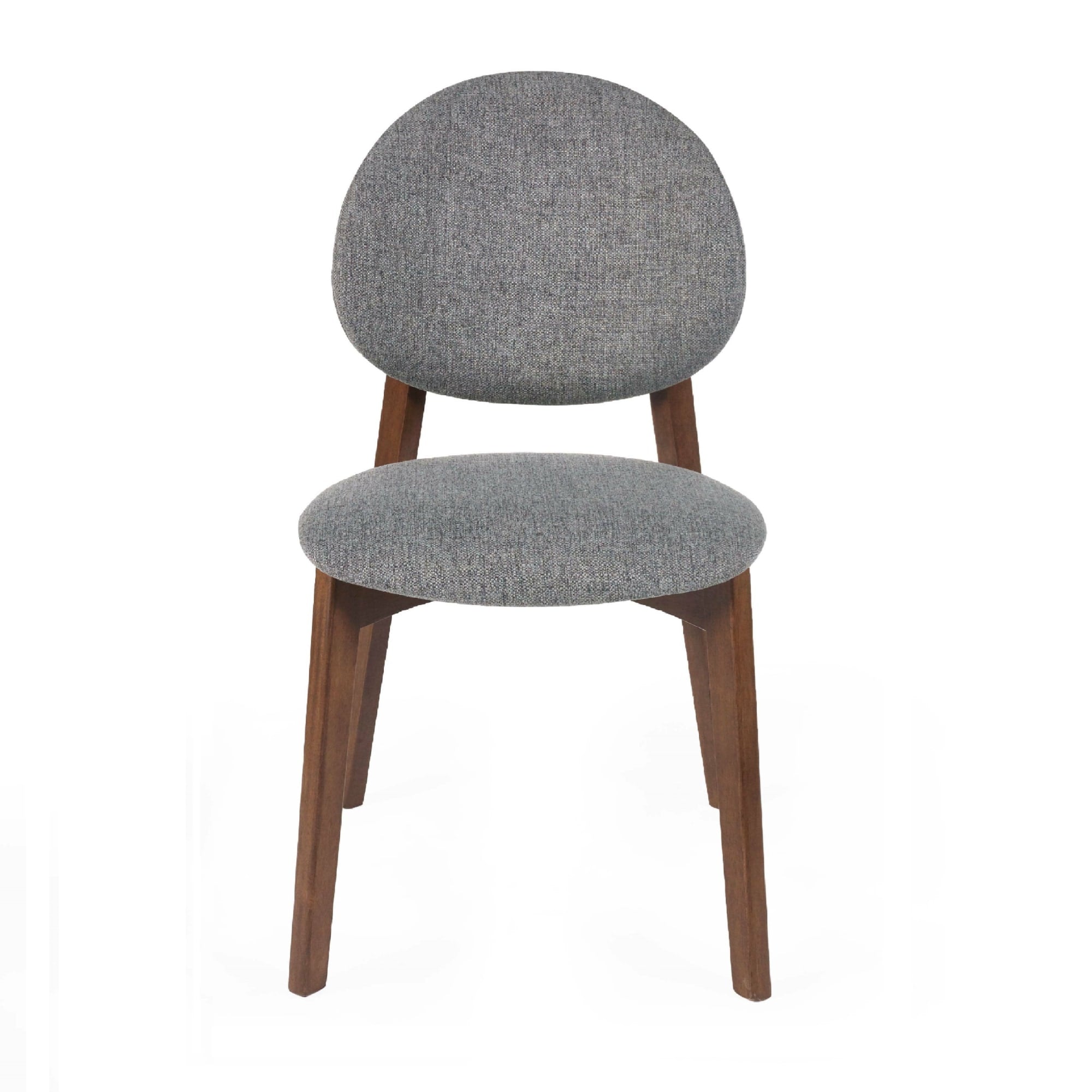 Set of 2 Artemis Walnut and Grey Dining Chairs
