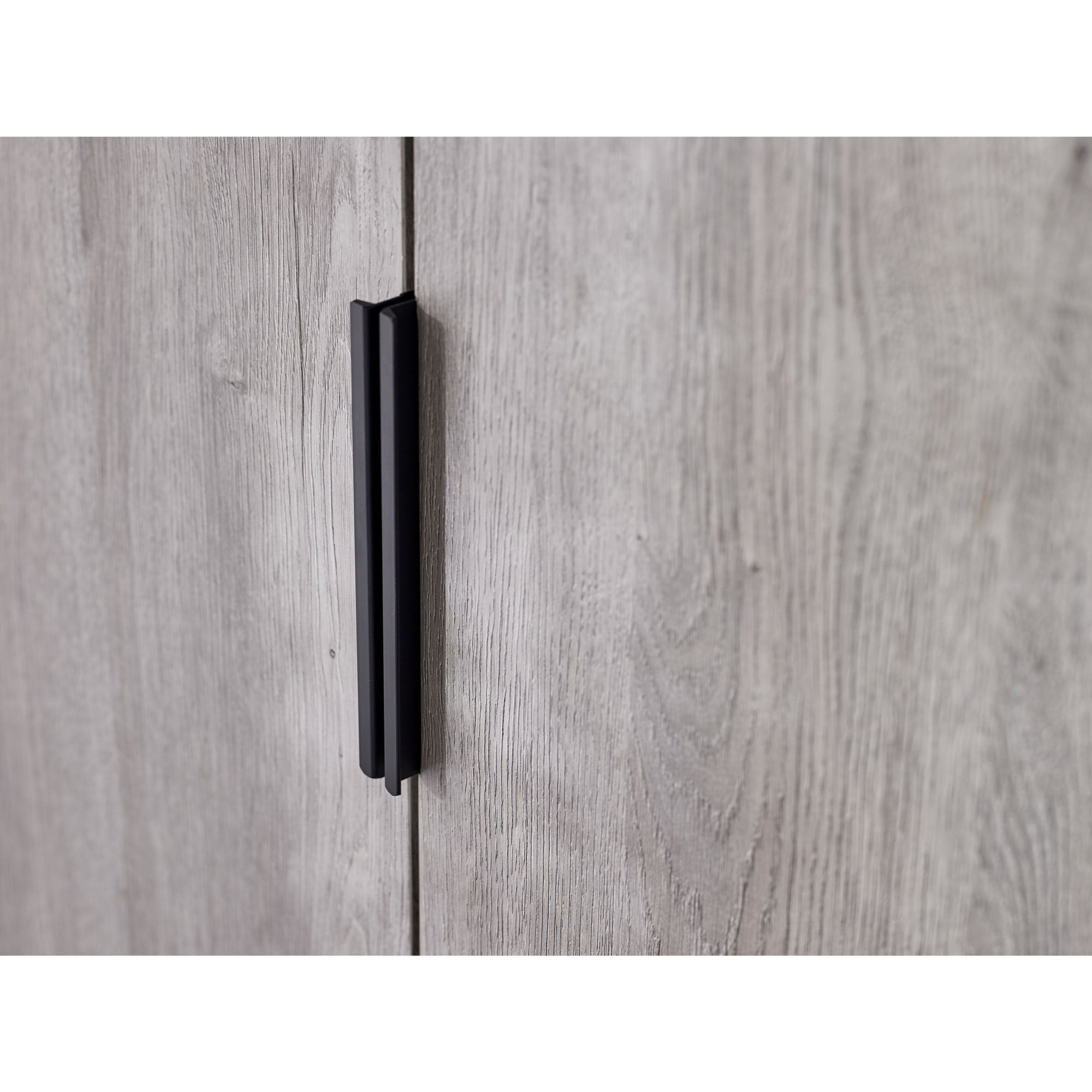 Bali 2 Door 1 Drawer Wardrobe - Grey Oak