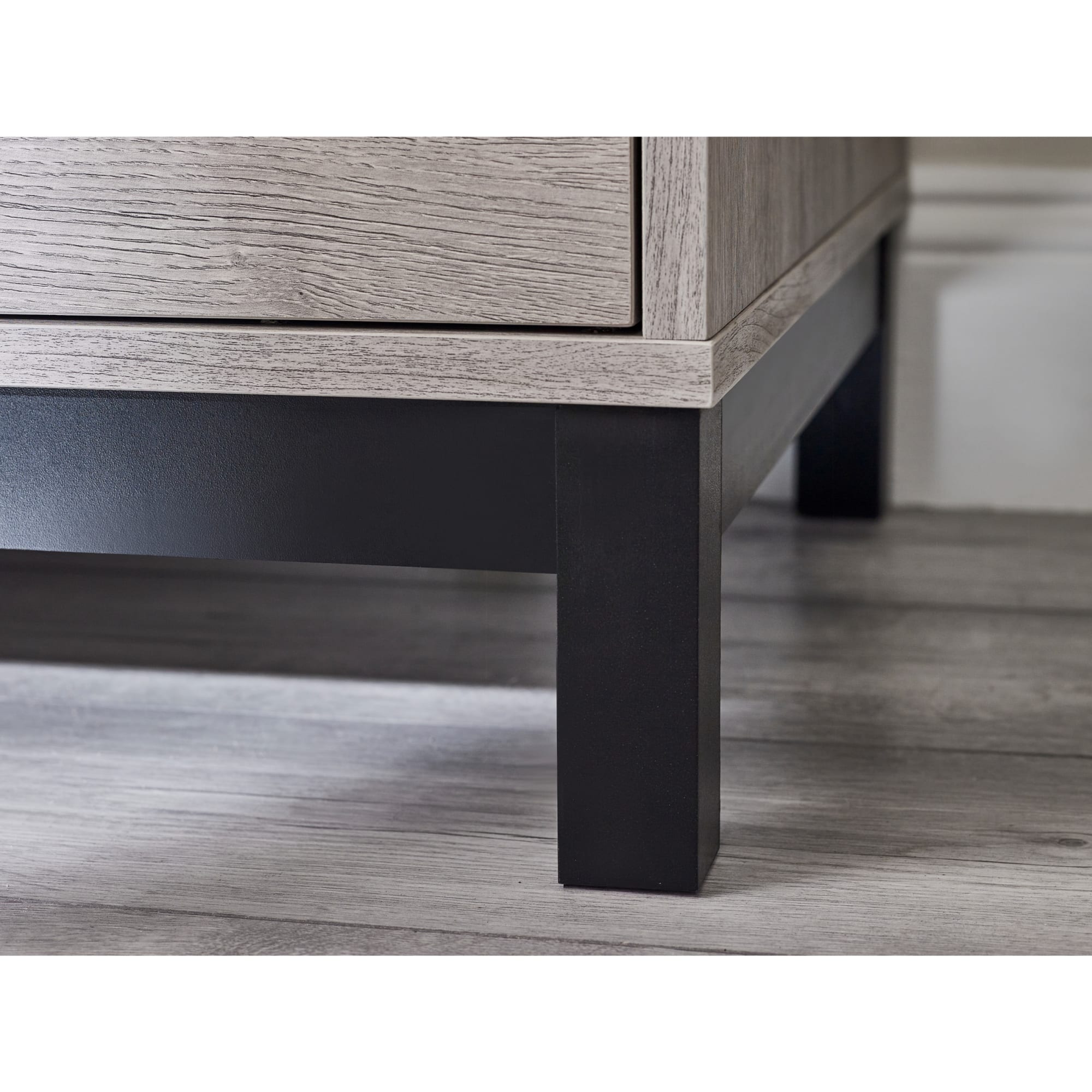 Bali 2 Door 1 Drawer Wardrobe - Grey Oak