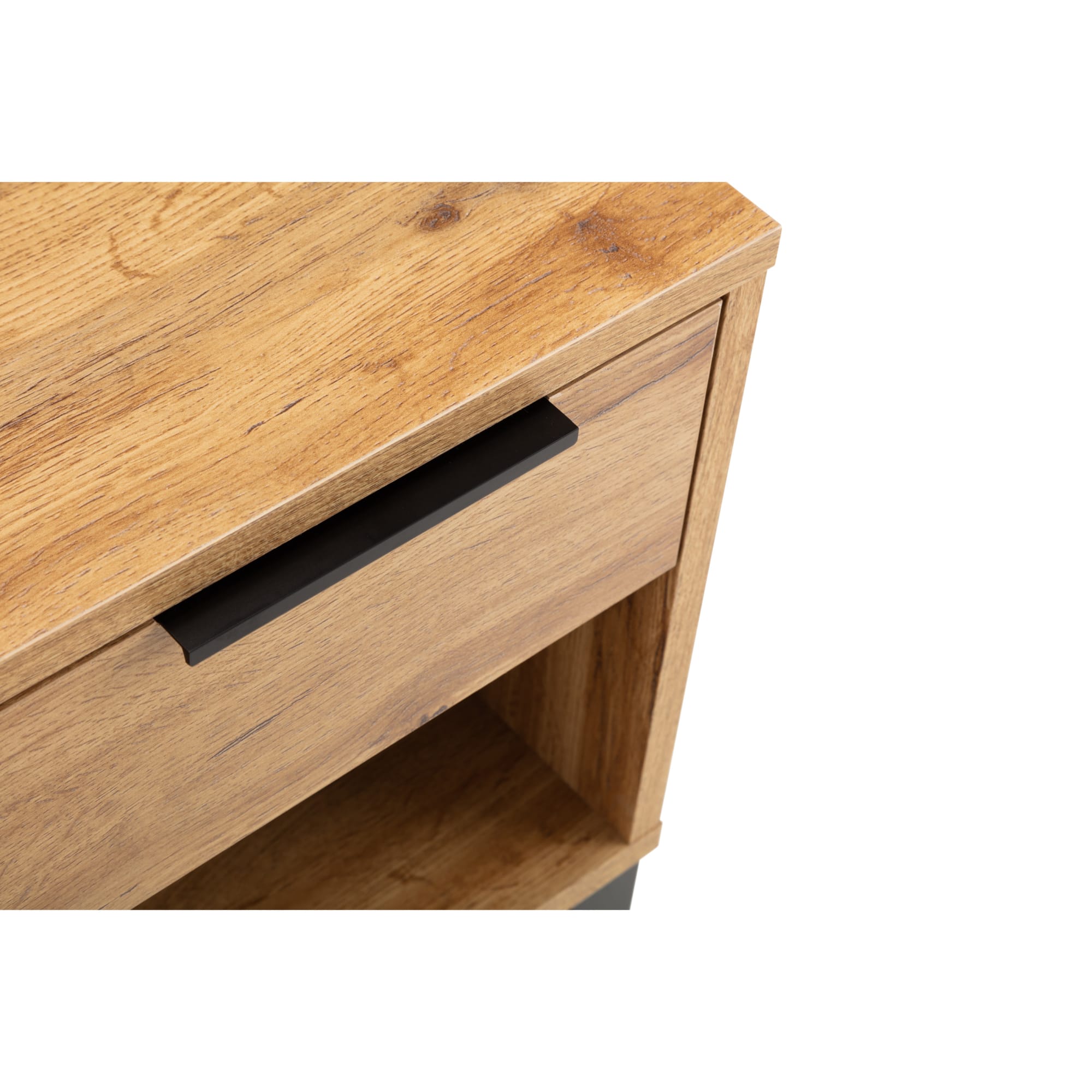 Bali 1 Drawer Bedside - Light Oak