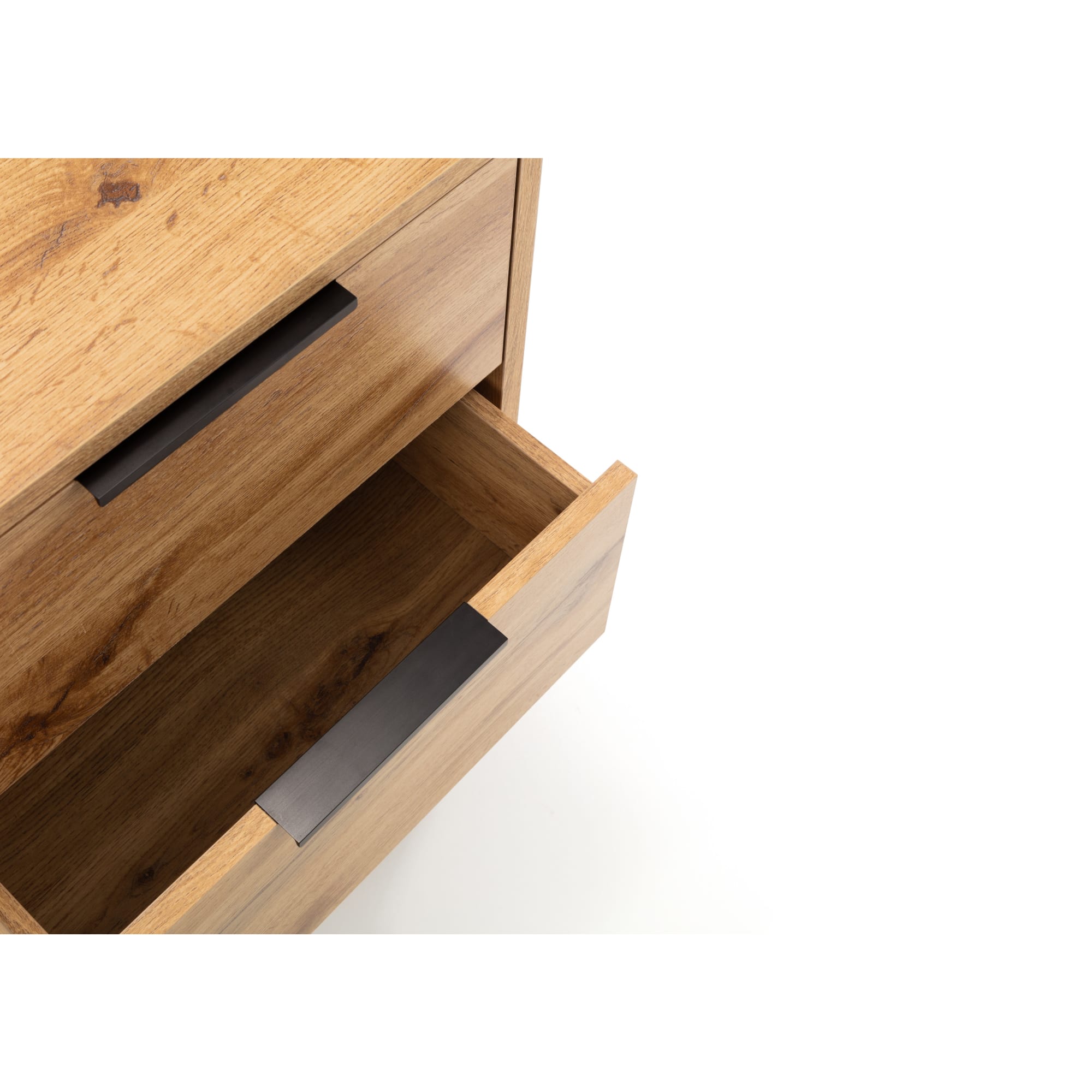 Bali 2 Drawer Bedside - Light Oak