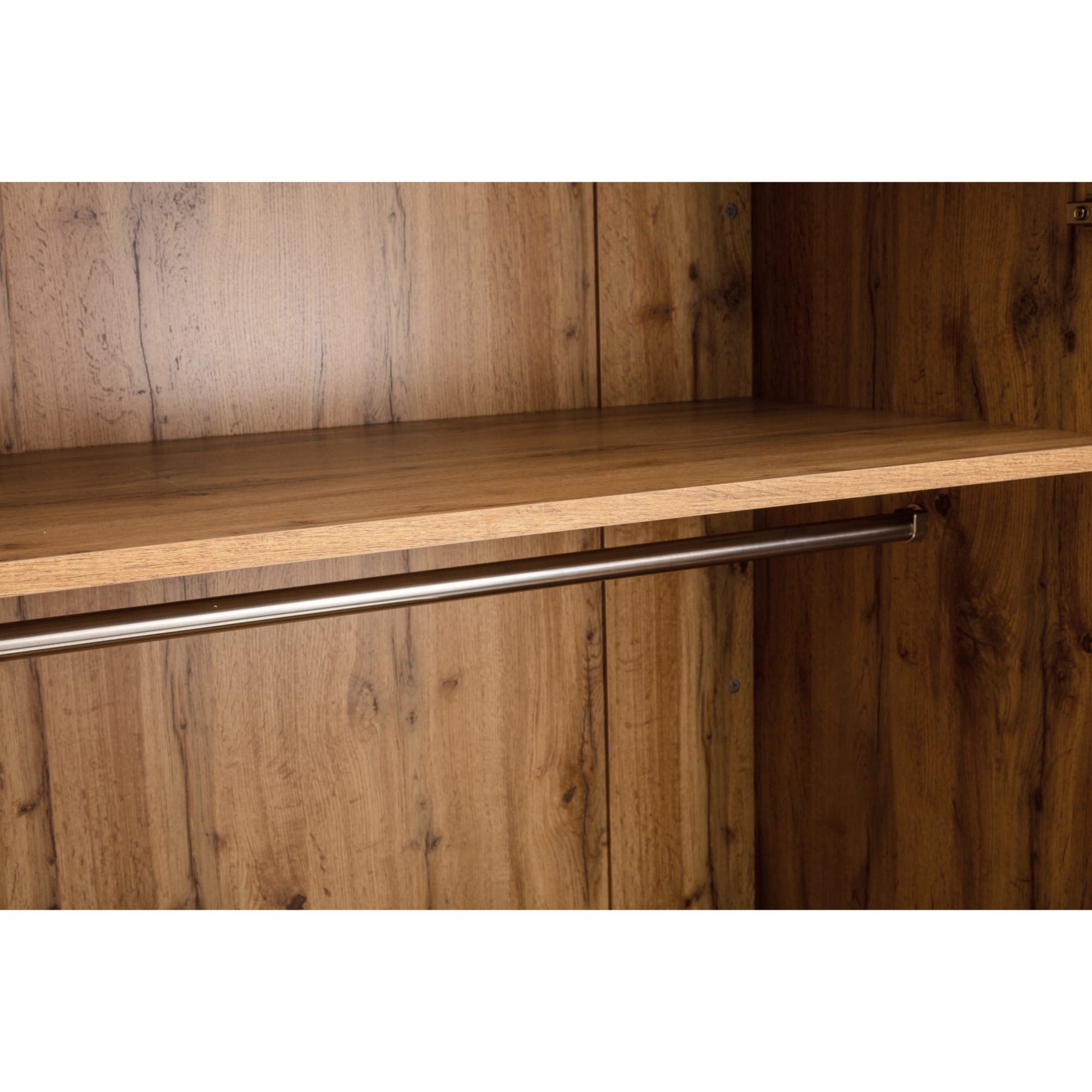 Bali 2 Door 1 Drawer Wardrobe - Light Oak