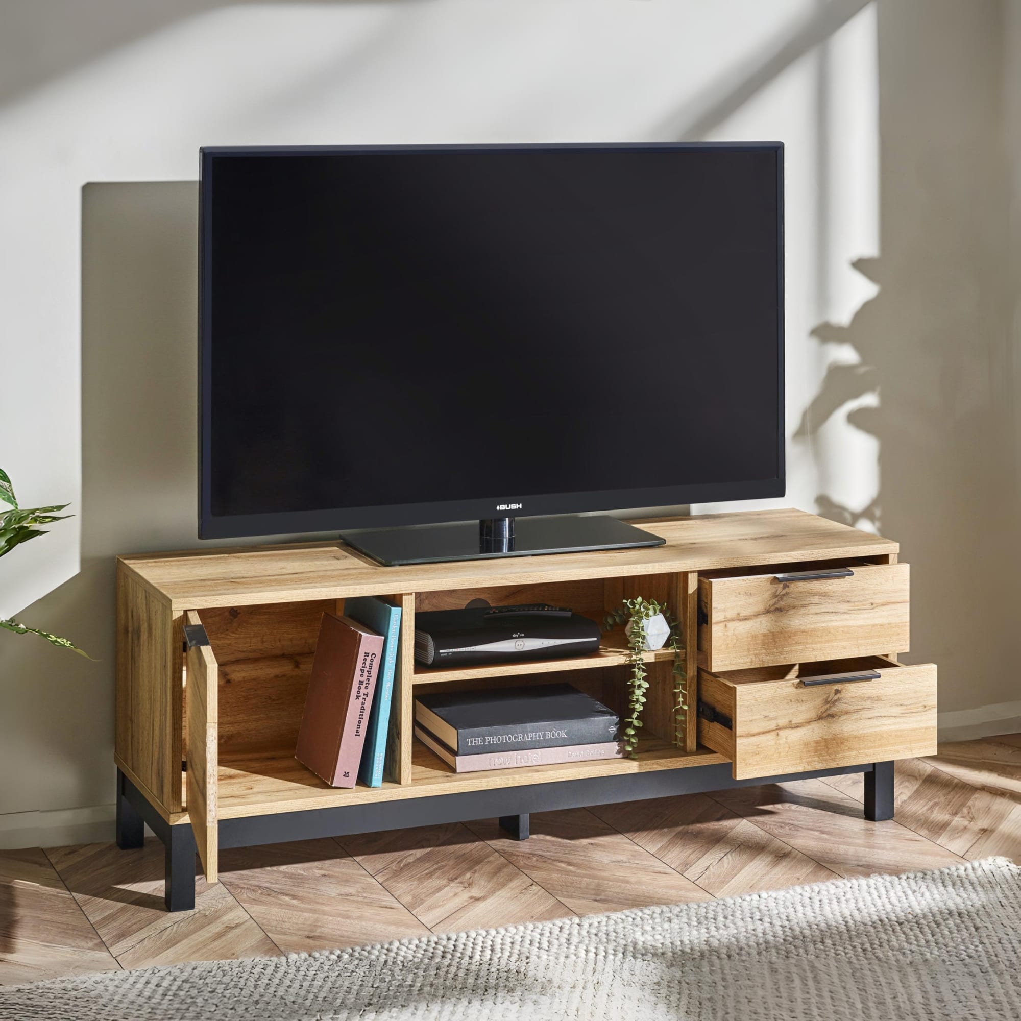 Bali Tv Unit - Light Oak