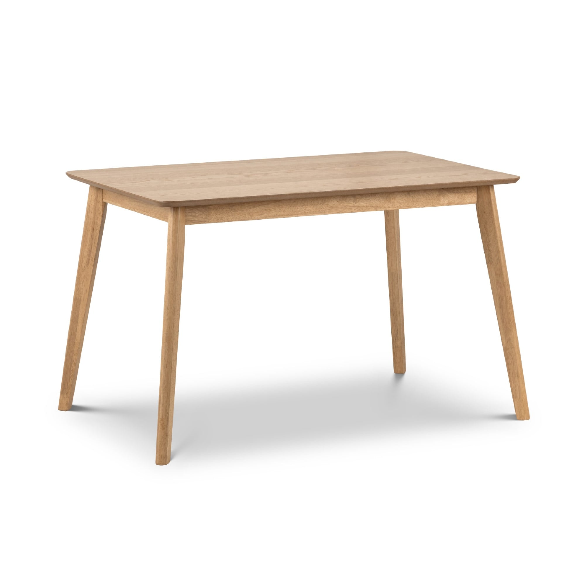 Boden Oak Veneer Rectangular Table With Tapered Legs