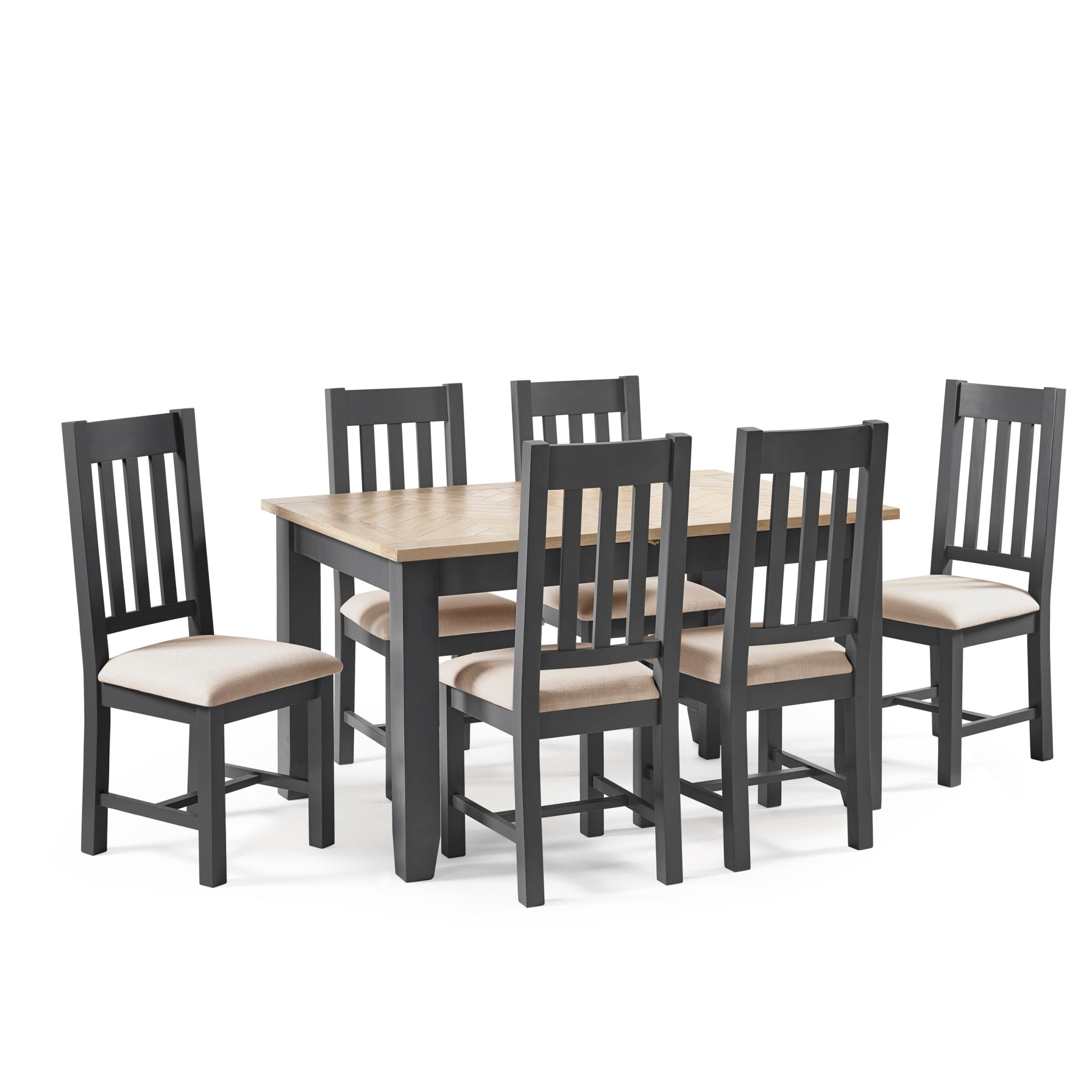 Bordeaux Extending Dining Table Dark Grey