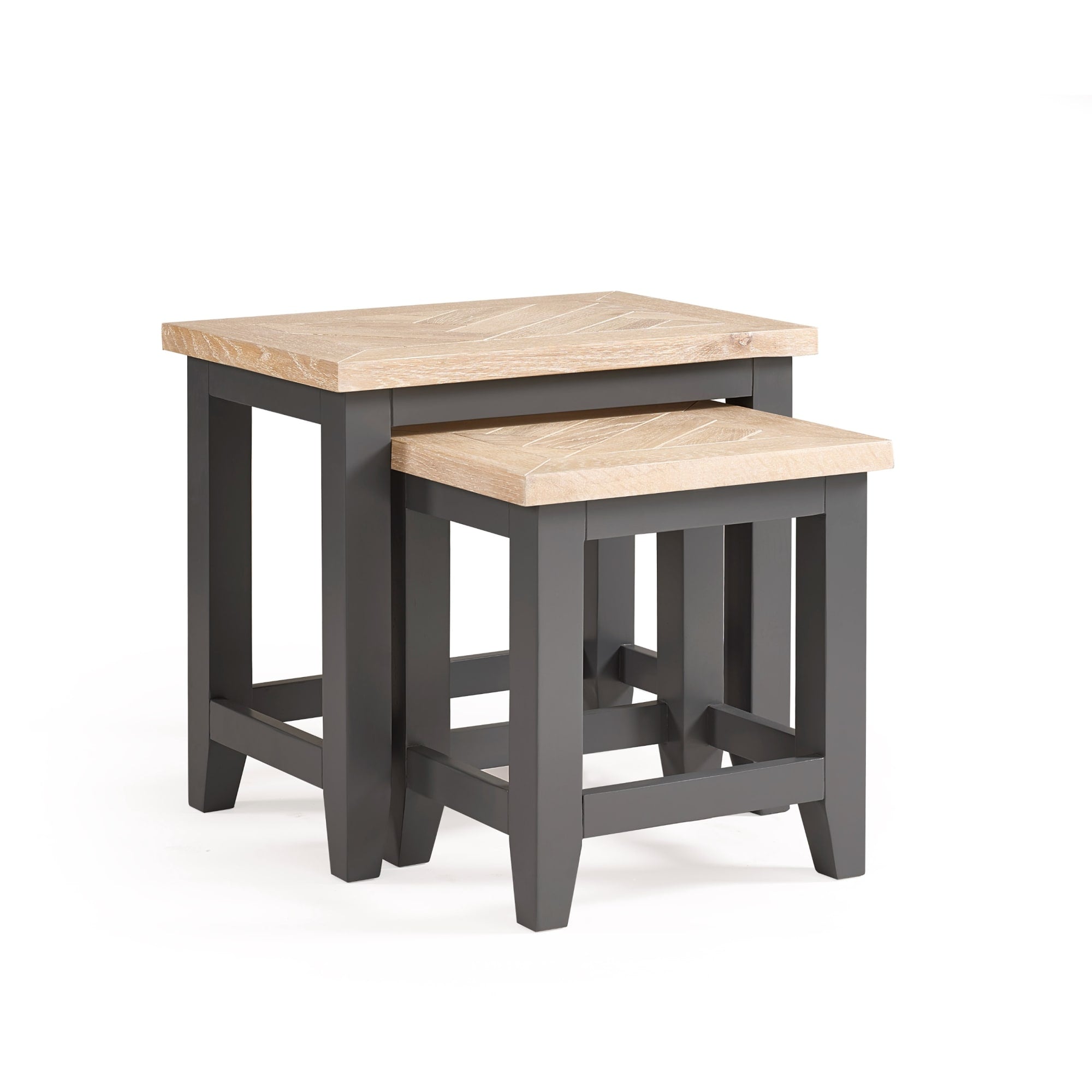 Bordeaux Nest Of Tables Dark Grey