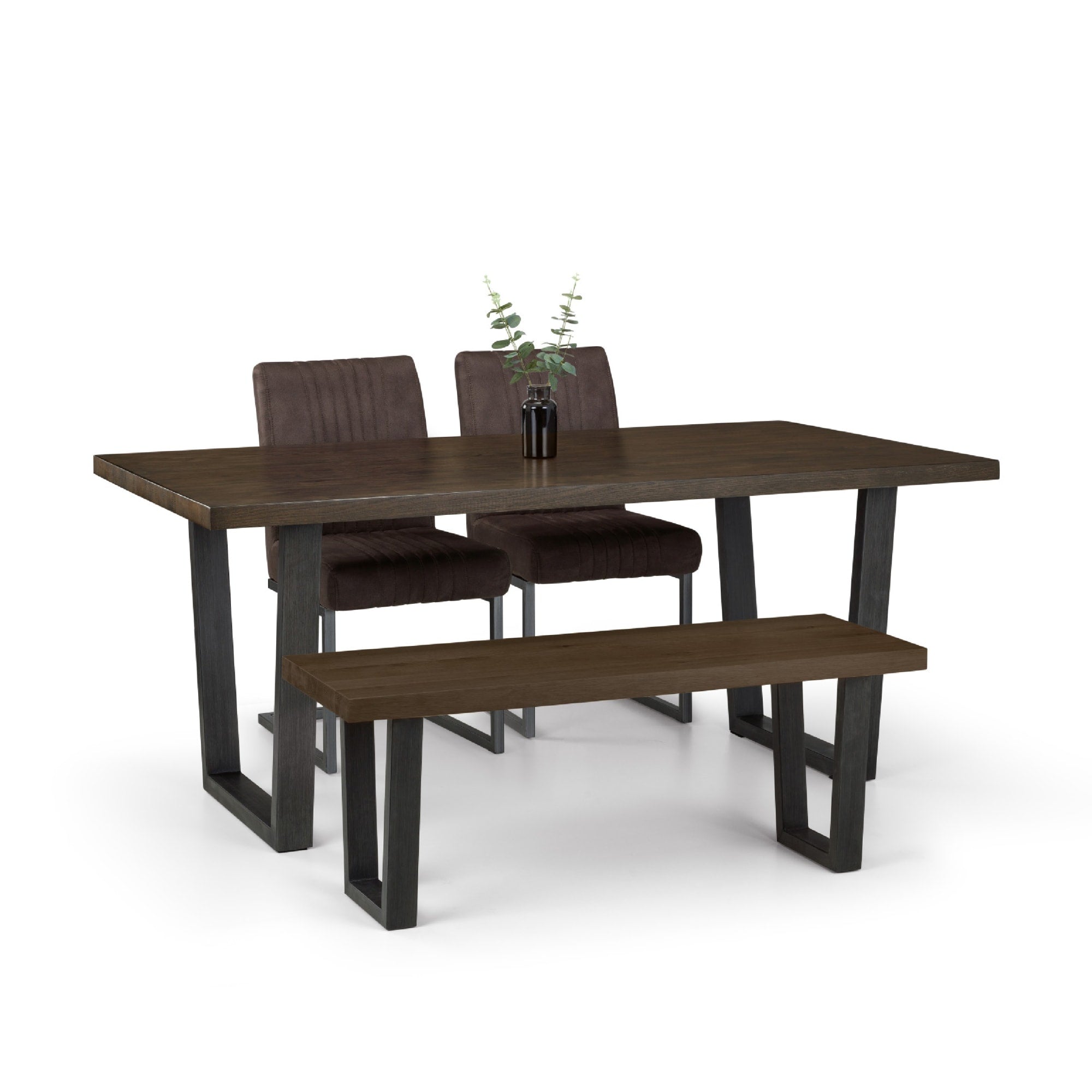 Brooklyn Dining Table - Dark Oak