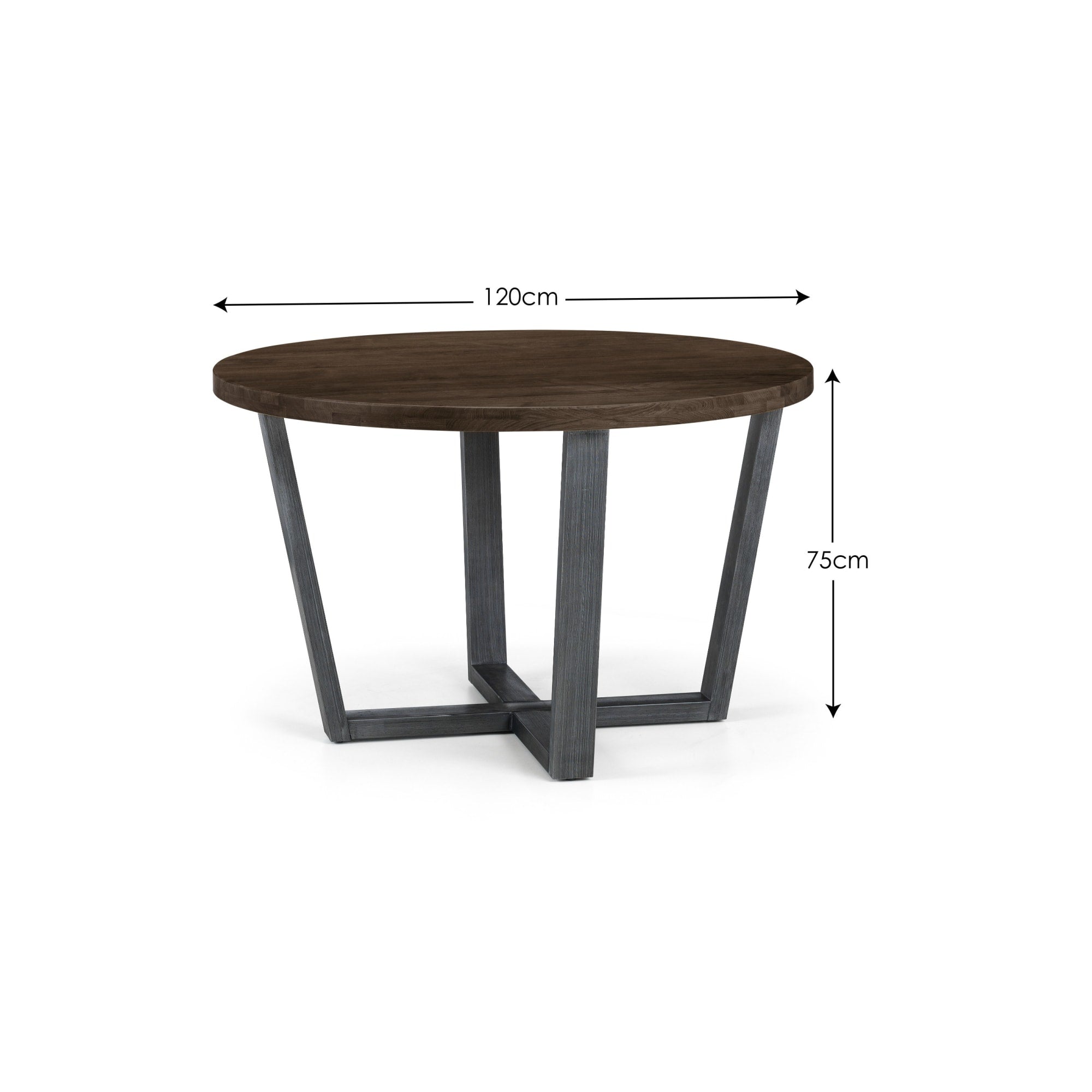 Brooklyn Round Table - Dark Oak