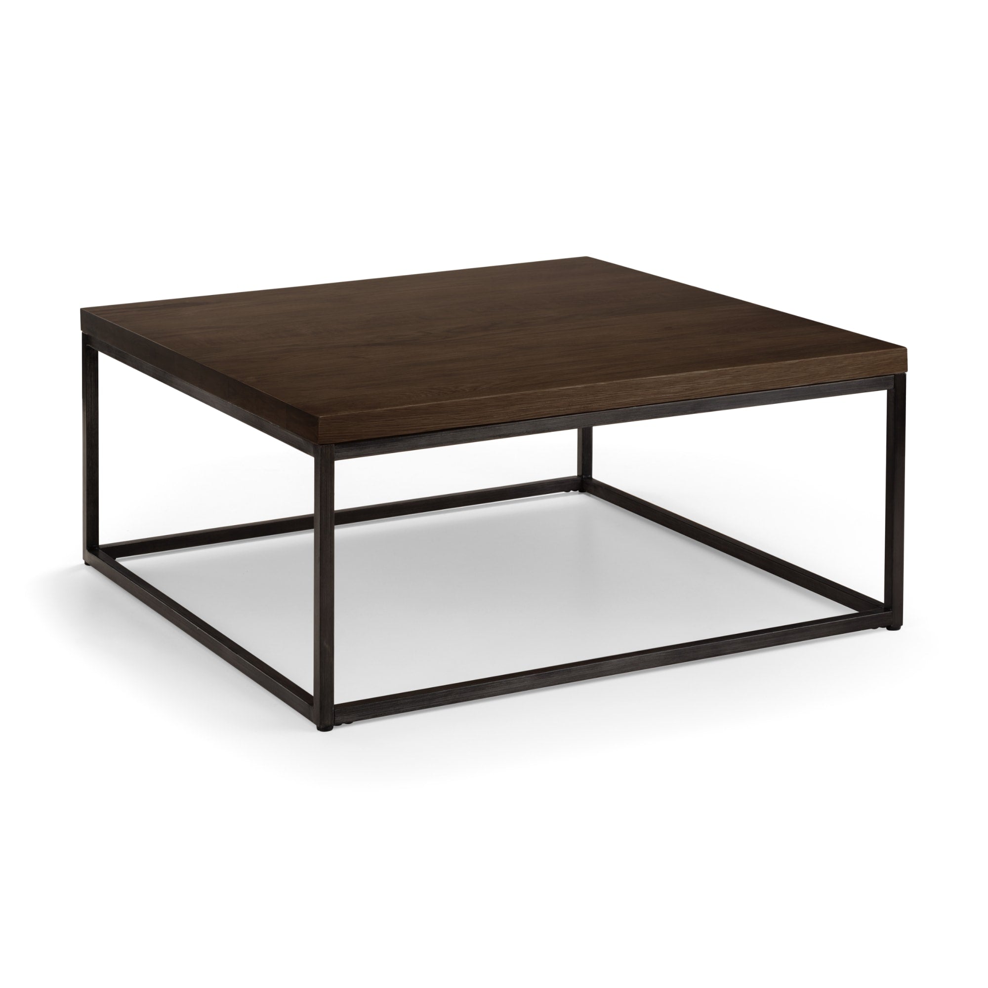 Brooklyn Square Coffee Table - Dark Oak