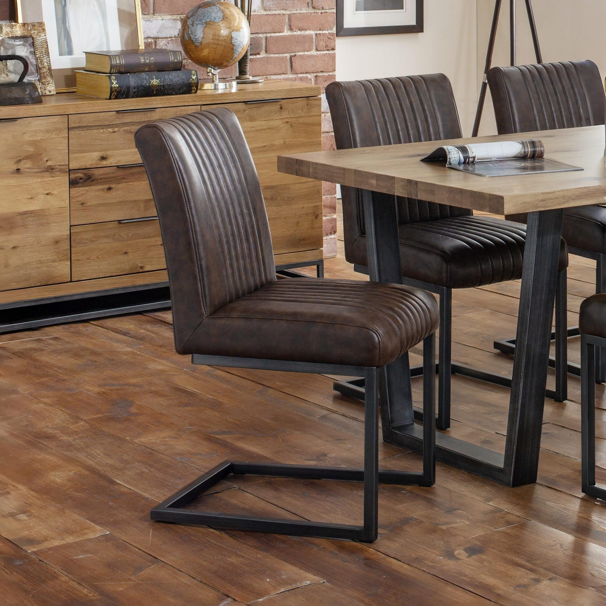 Set Of 2 Brooklyn Chairs - Brown