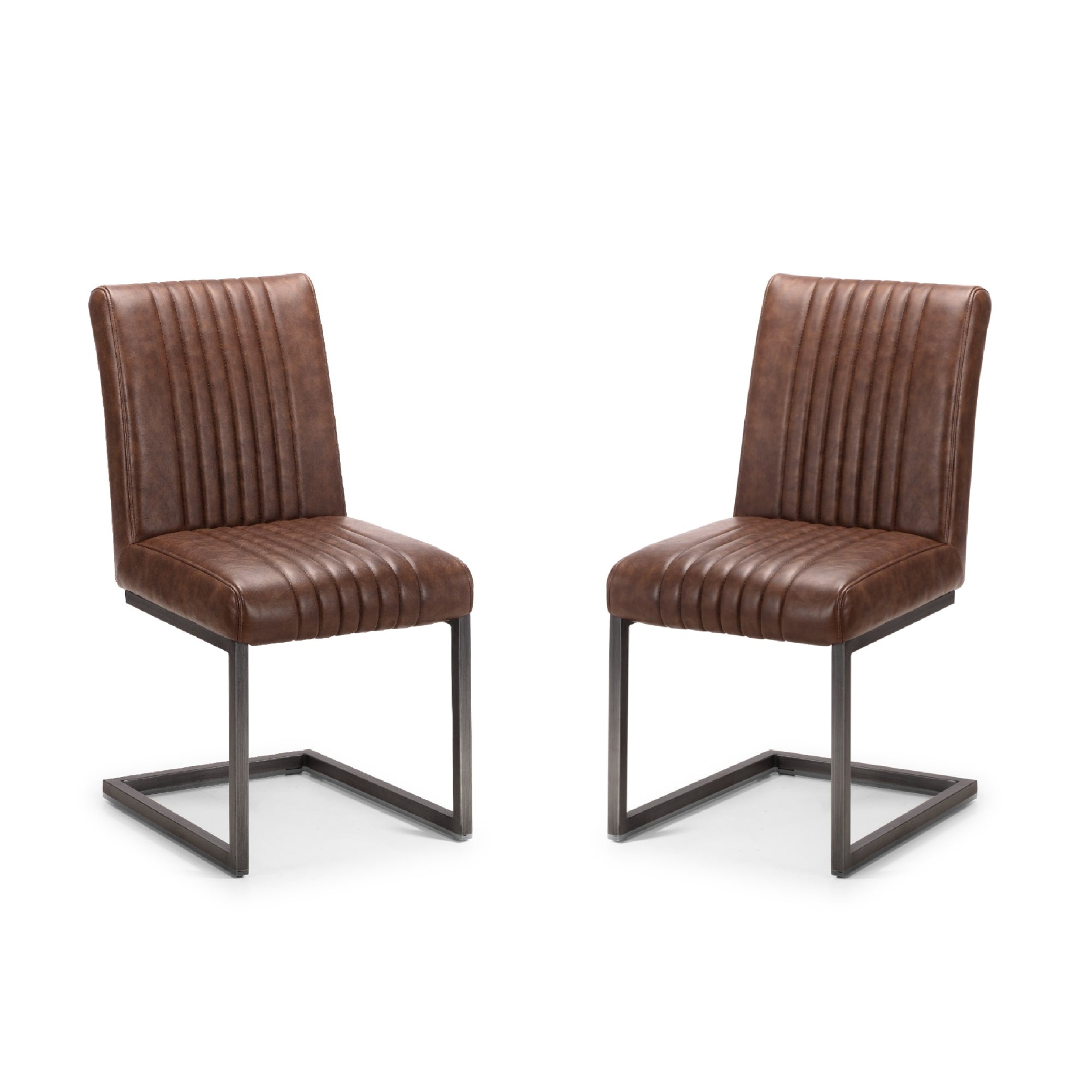 Set Of 2 Brooklyn Chairs - Brown