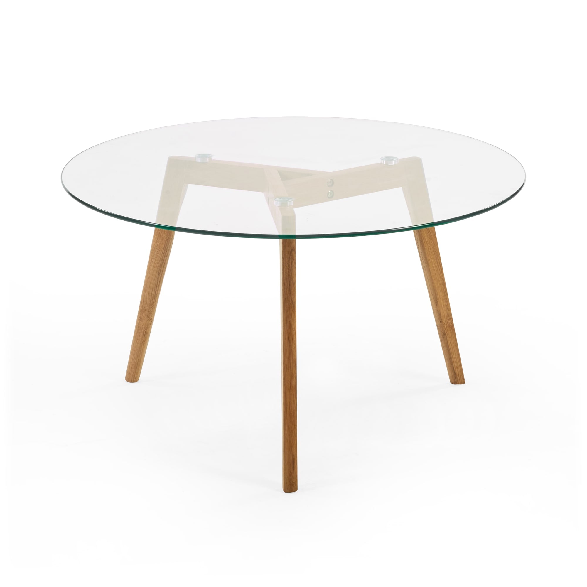 Bryant 80cm Round Glass Coffee Table