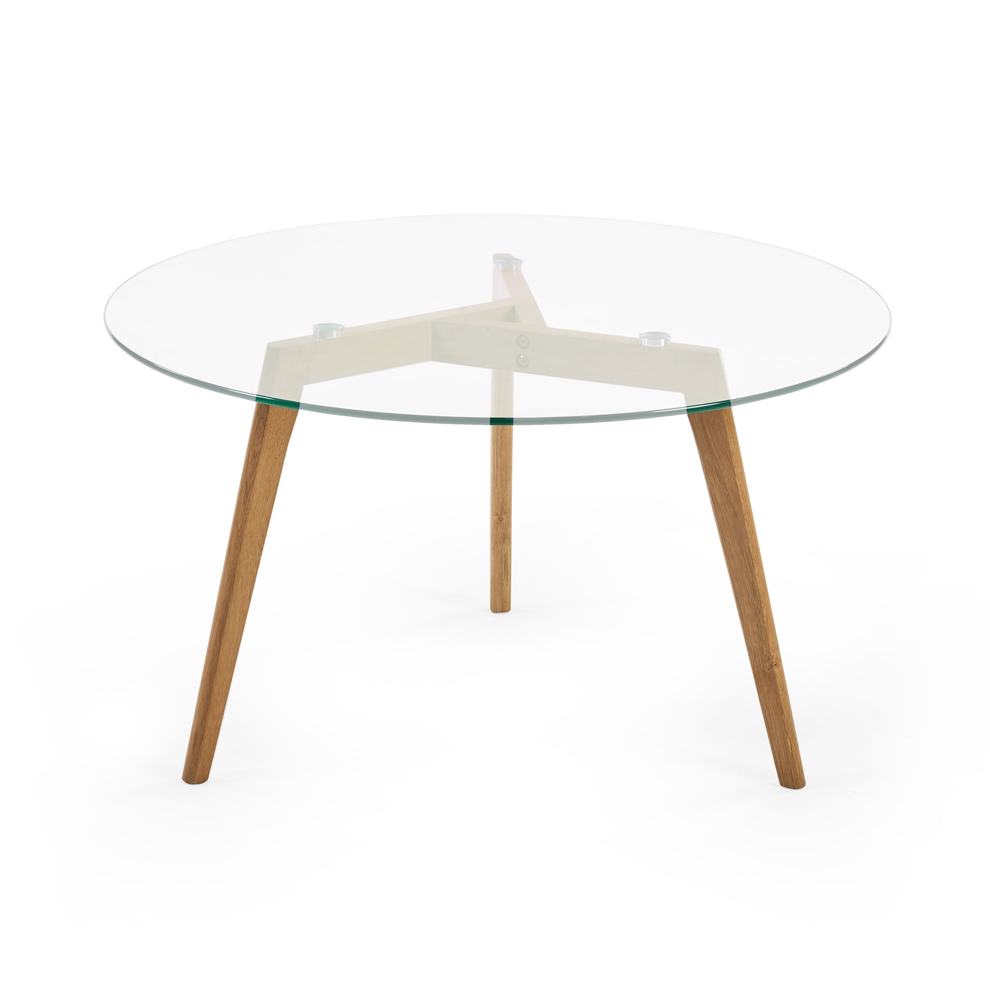 Bryant 80cm Round Glass Coffee Table