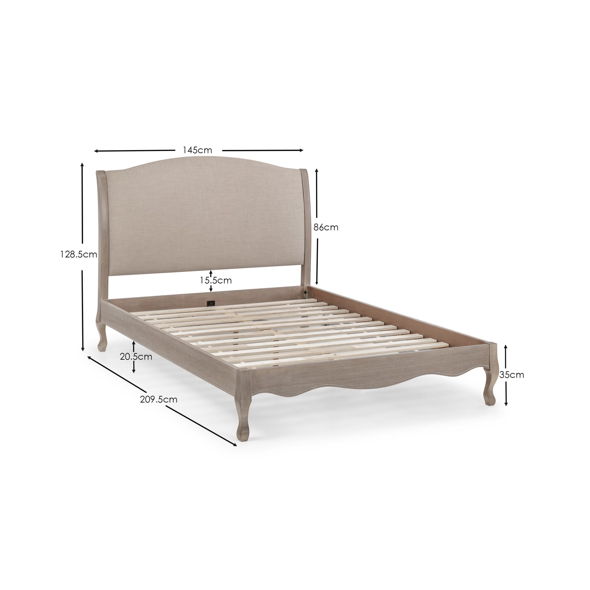 Camille 135cm Double Bed