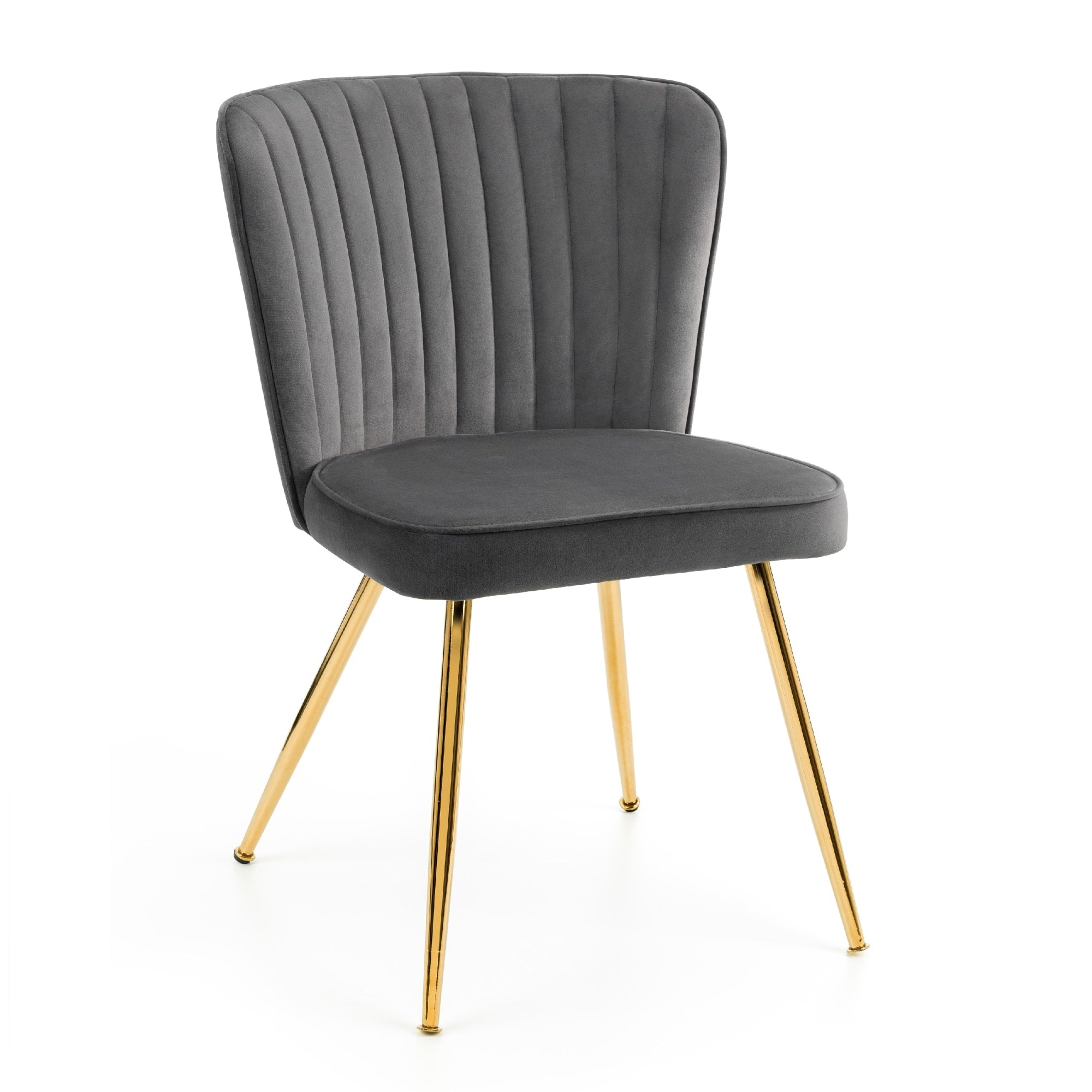 Set Of 2 Cannes Dining Chairs - Grey