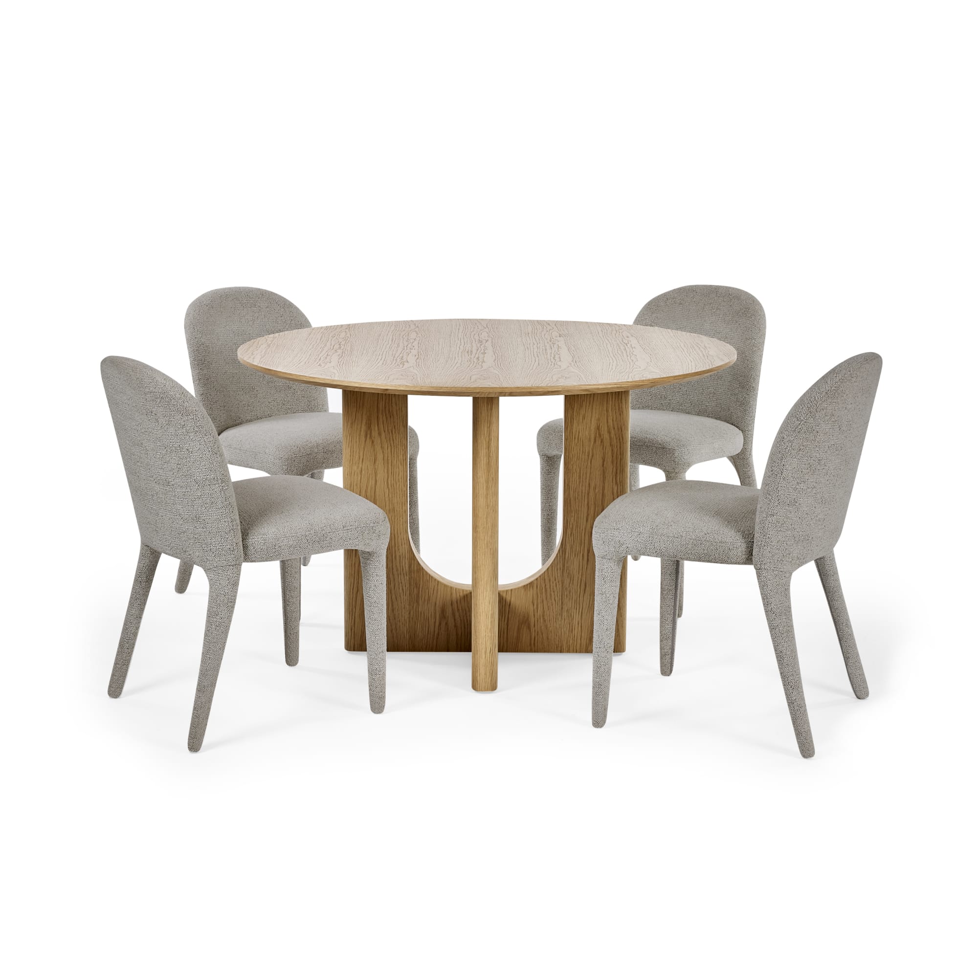 Cellini Oak 120cm Round Dining Table