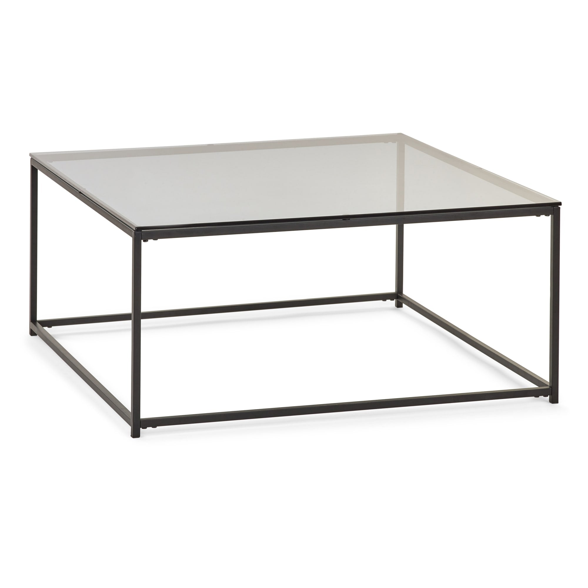 Chicago Square Coffee Table Smoked Glass