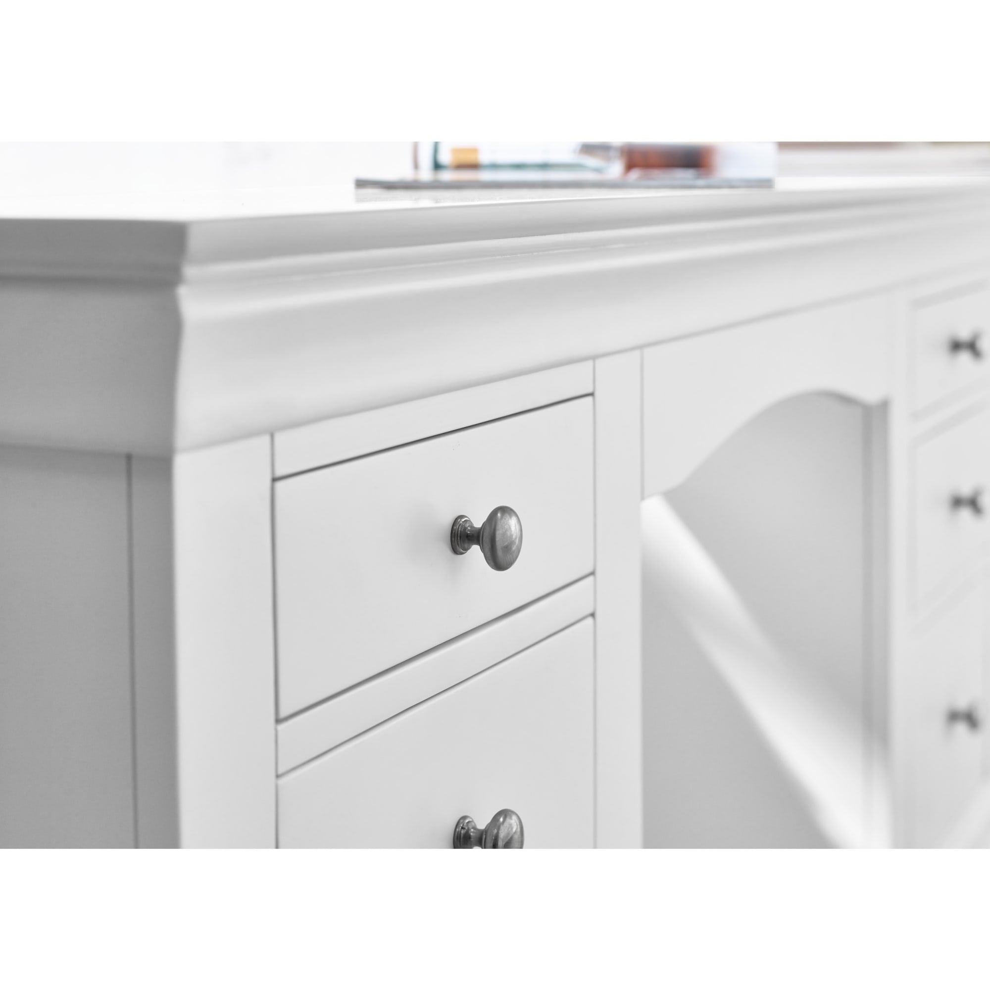 Clermont Dressing Table - Surf White