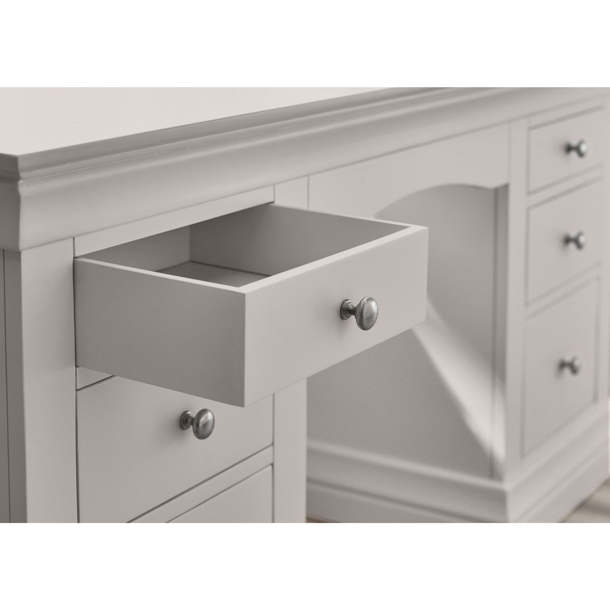 Clermont Dressing Table - Light Grey