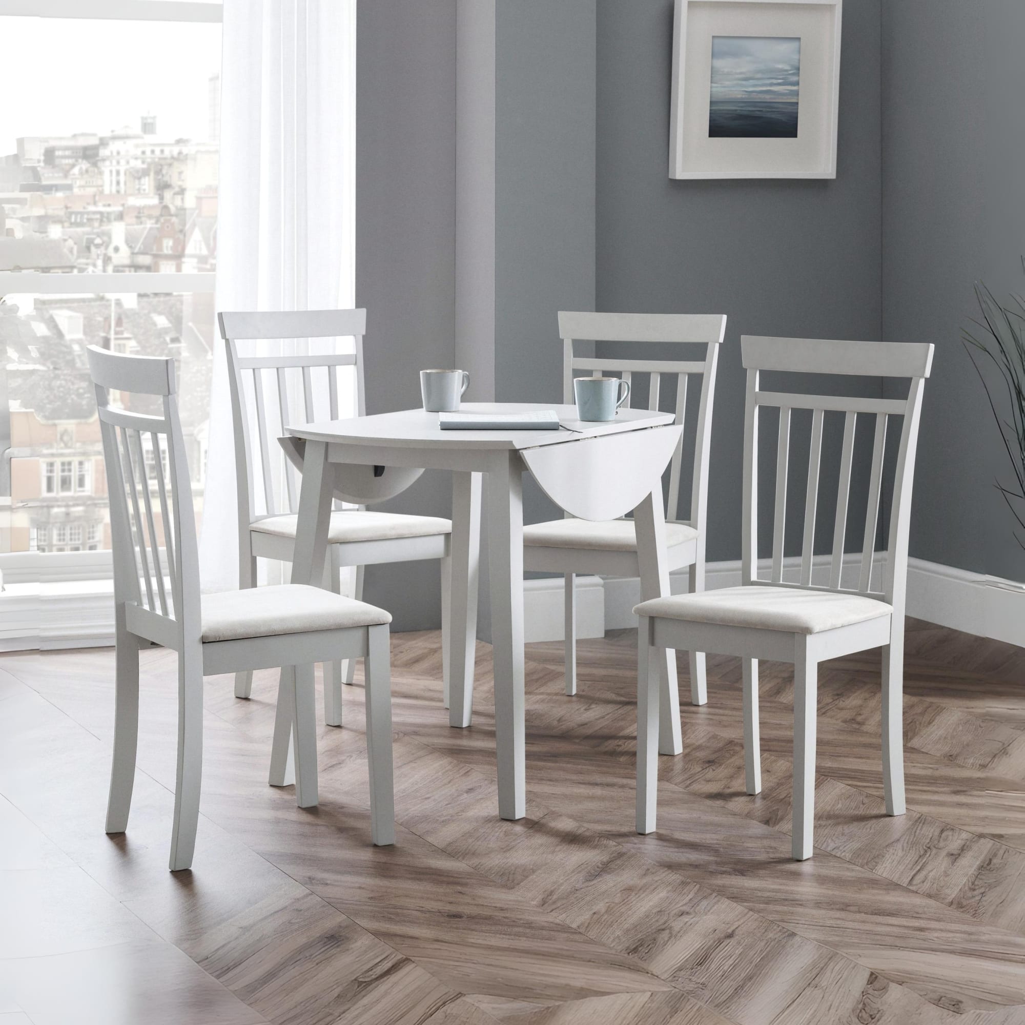 Coast Grey Dropleaf Table