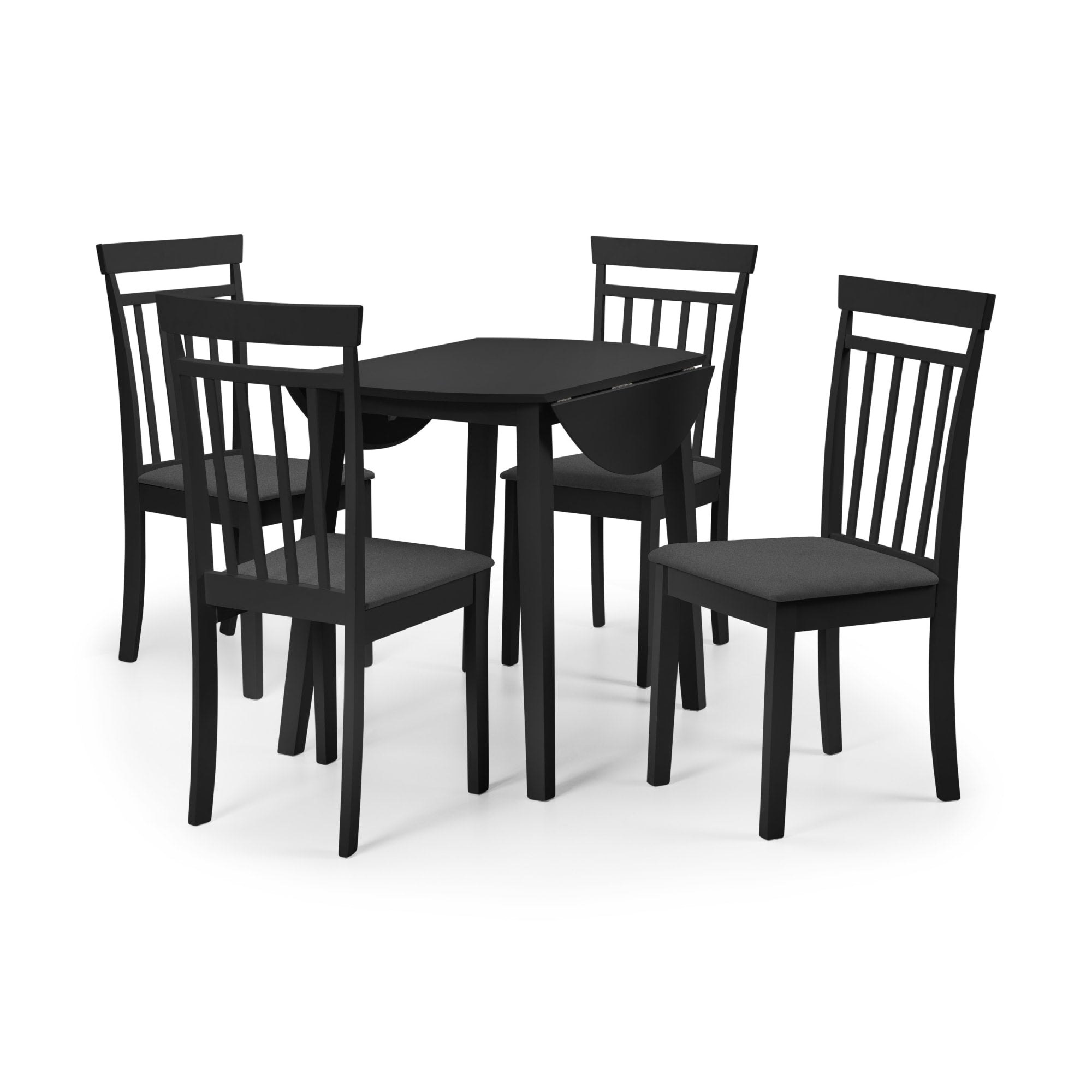 Set Of 2 Coast Black Dining Chairs