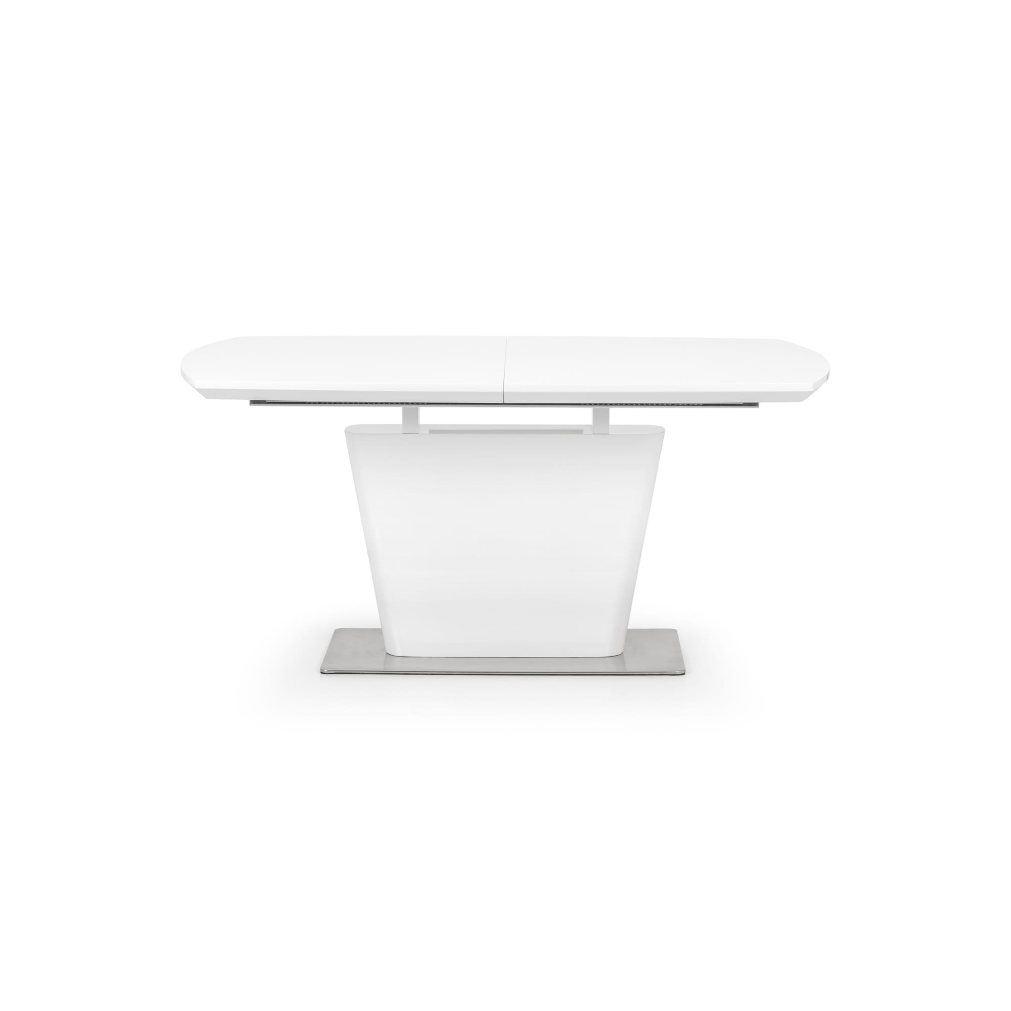 Como High Gloss Extending Table - White