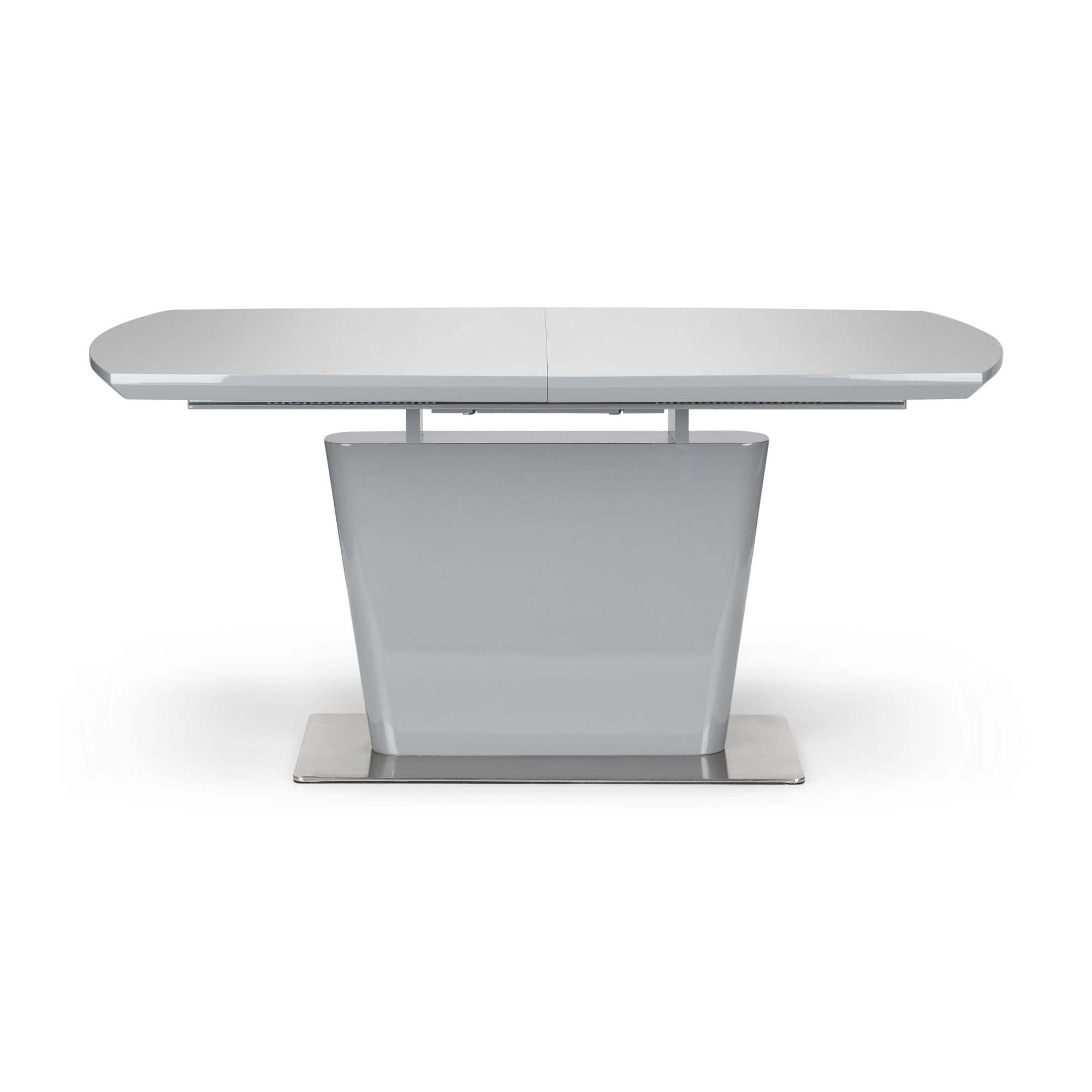 Como High Gloss Extending Table - Grey