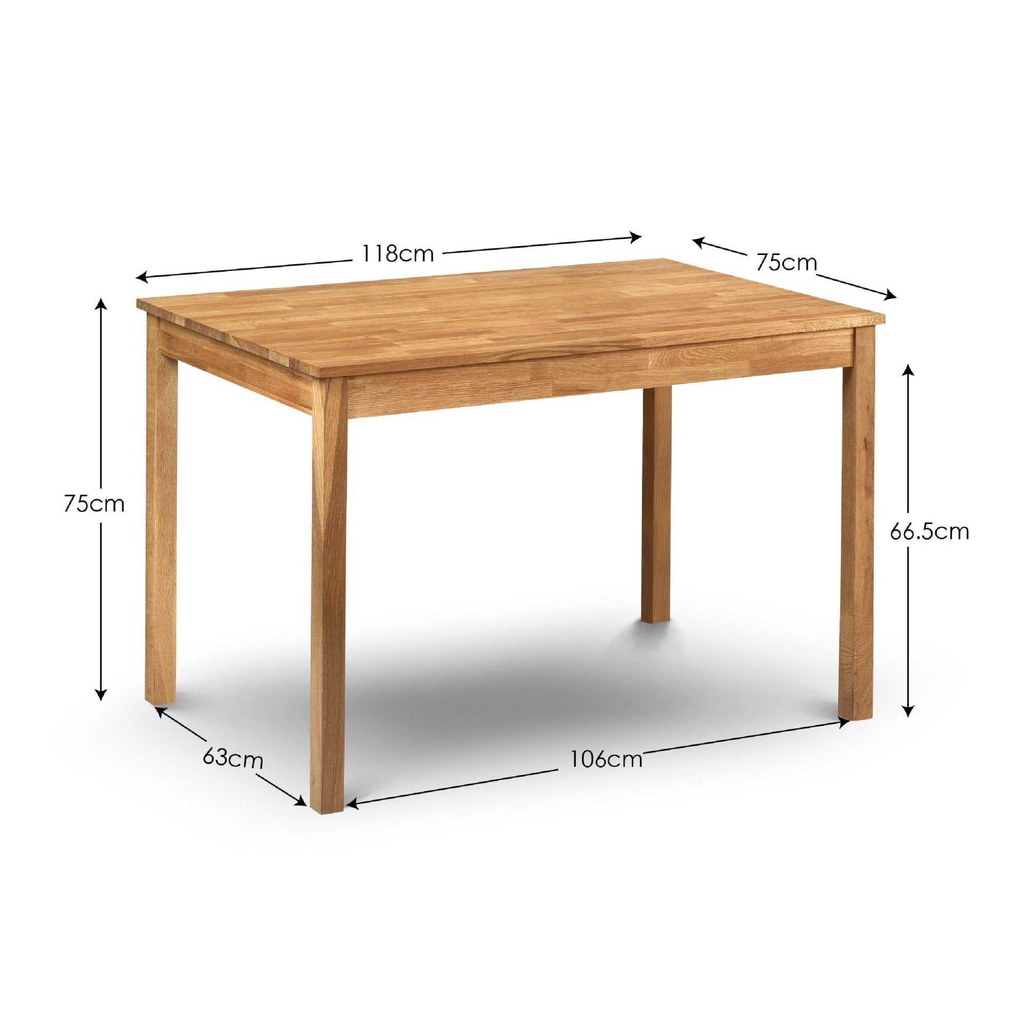 Coxmoor Rectangular Dining Table - Oak