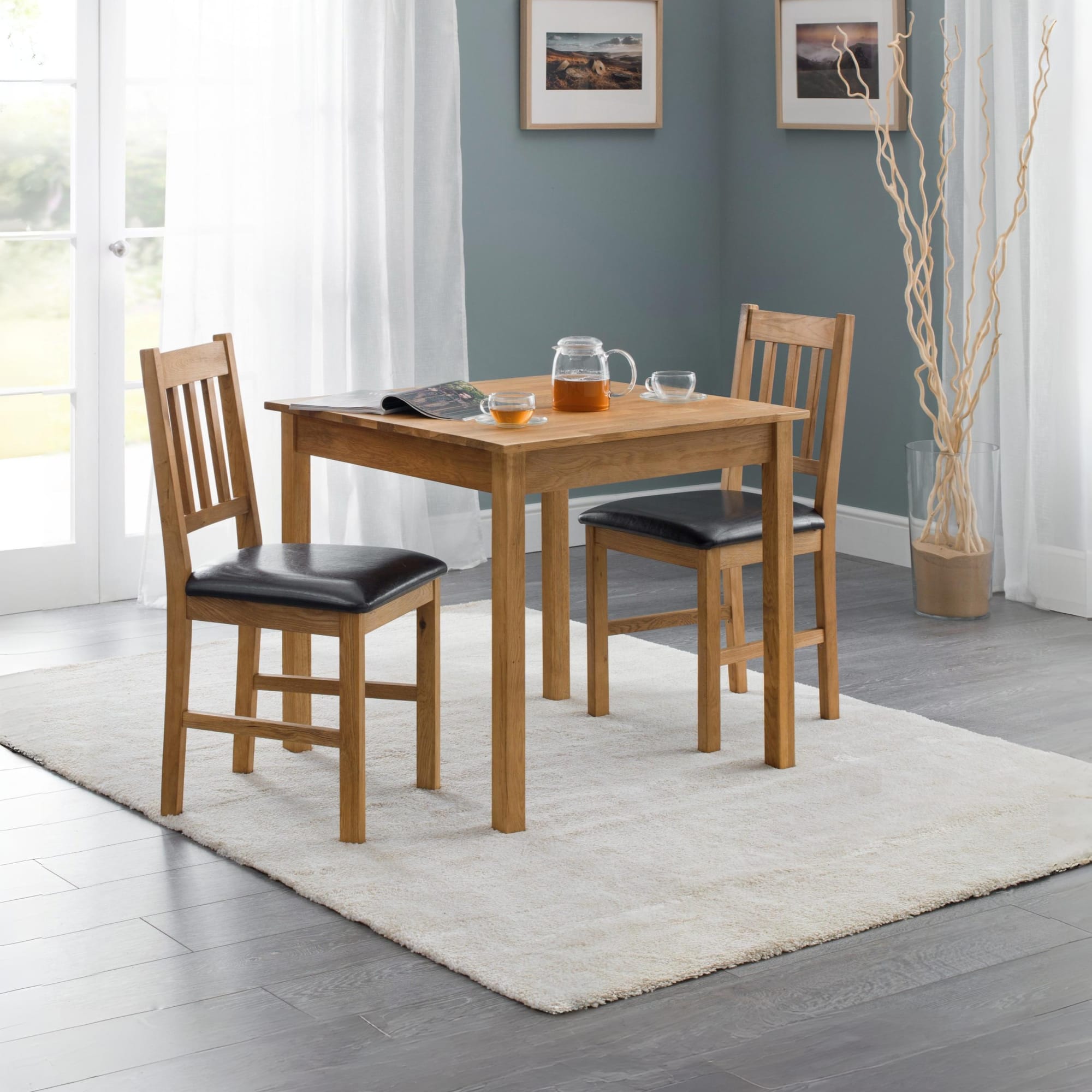 Coxmoor 75cm Square Dining Table - Oak