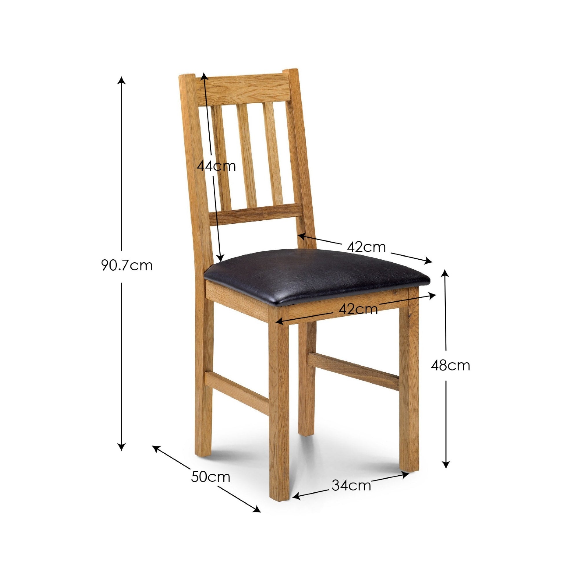 Set Of 2 Coxmoor Chairs - Oak