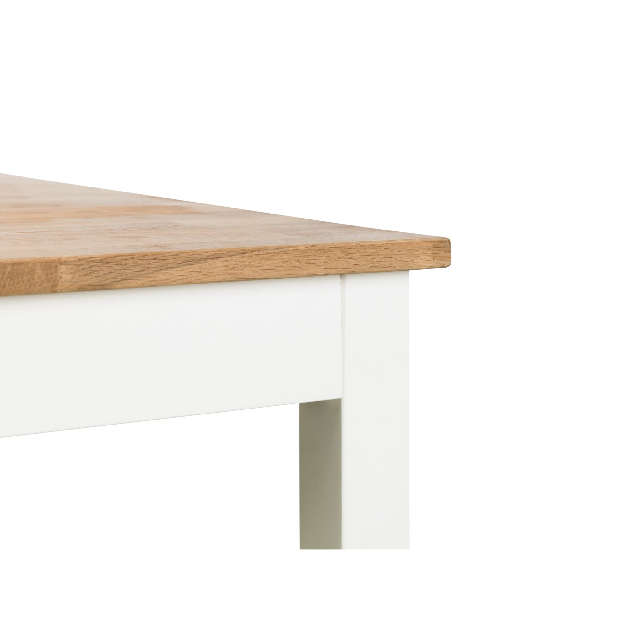 Coxmoor Rectangular Dining Table - Ivory & Oak