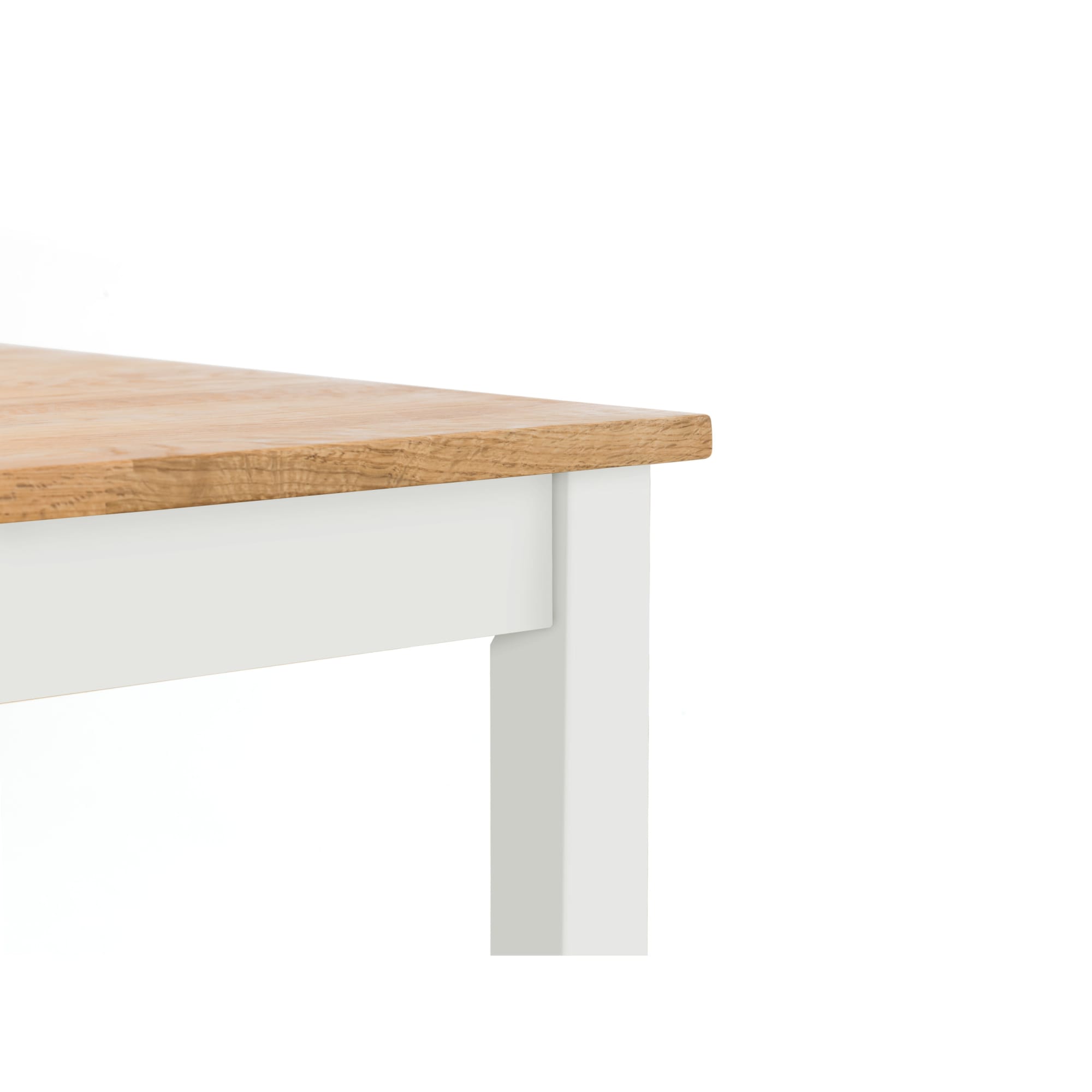 Coxmoor 75cm Square Dining Table - Ivory & Oak