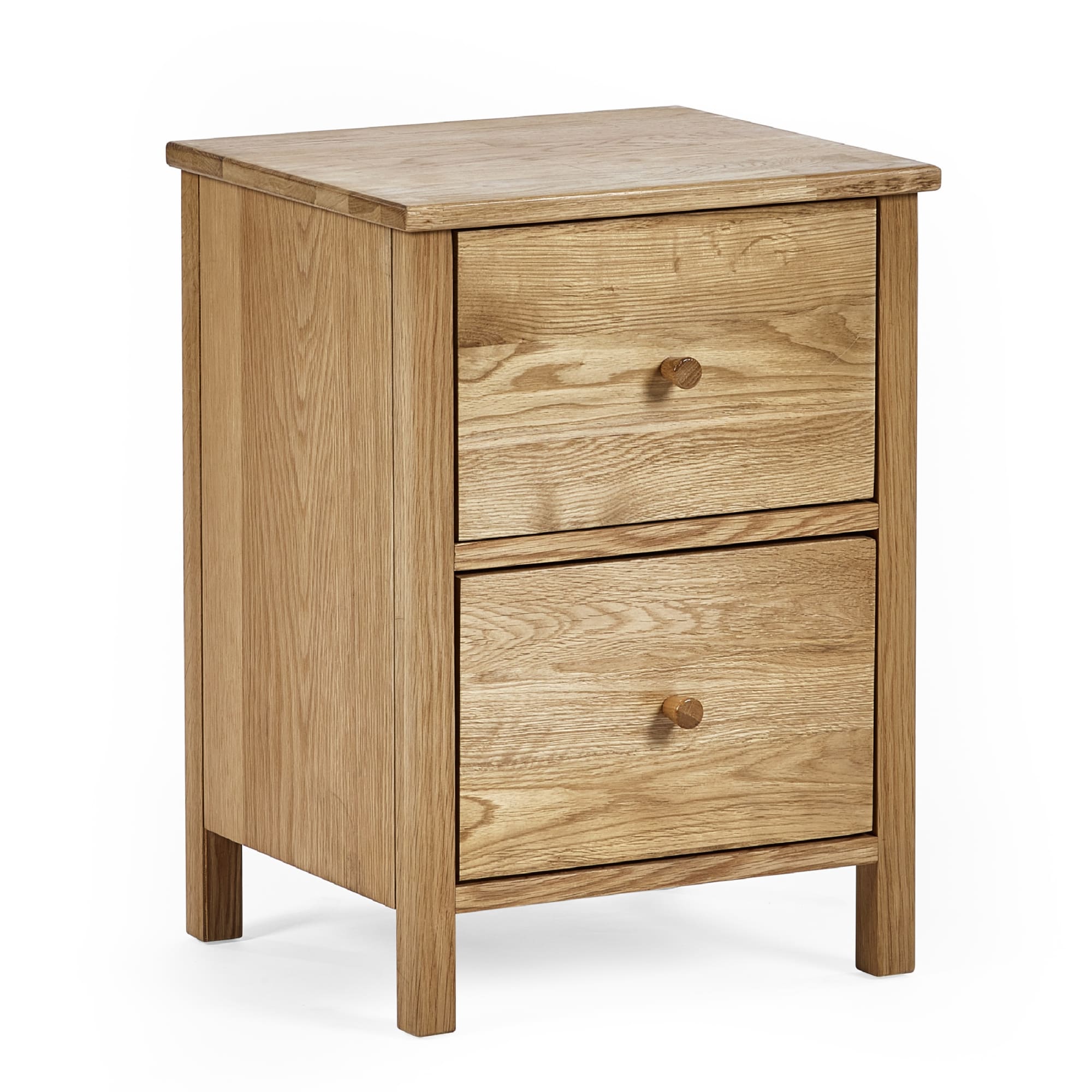 Coxmoor 2 Drawer Bedside - Oak