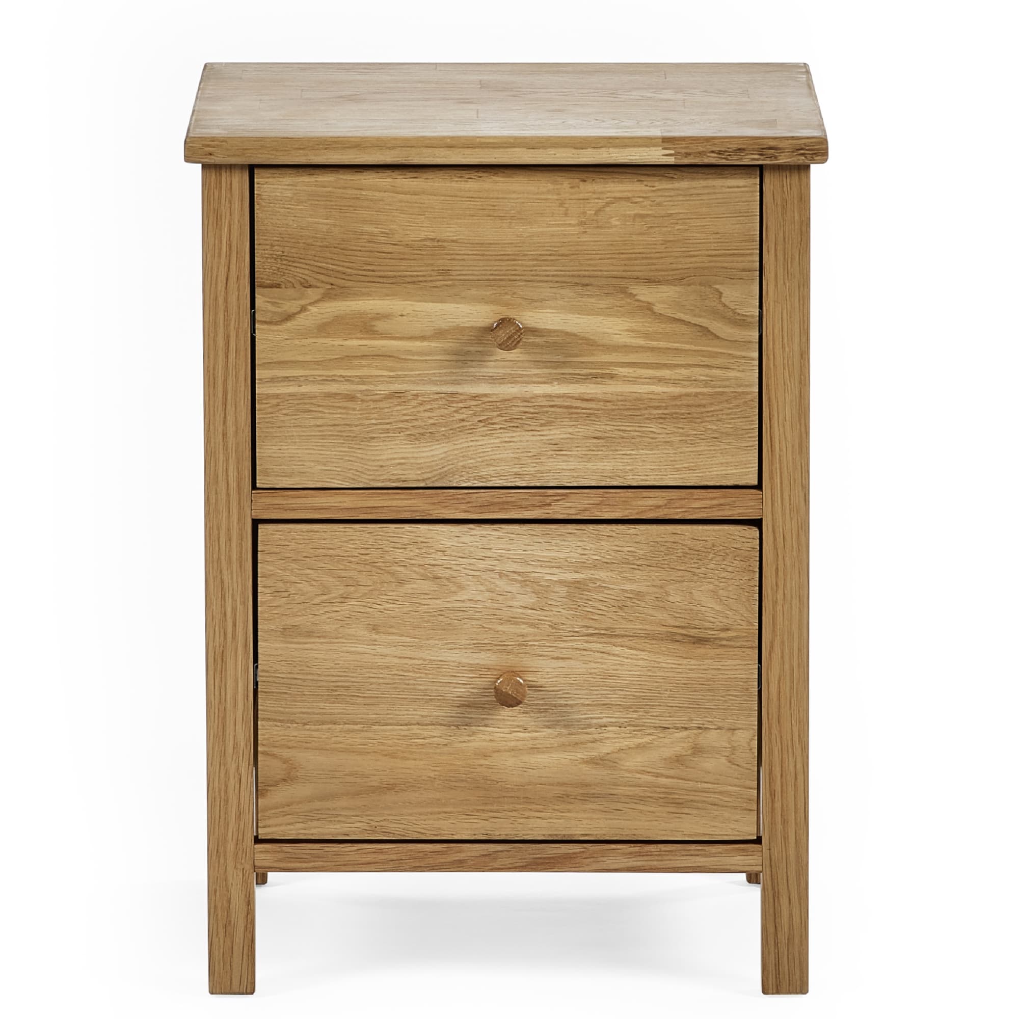 Coxmoor 2 Drawer Bedside - Oak