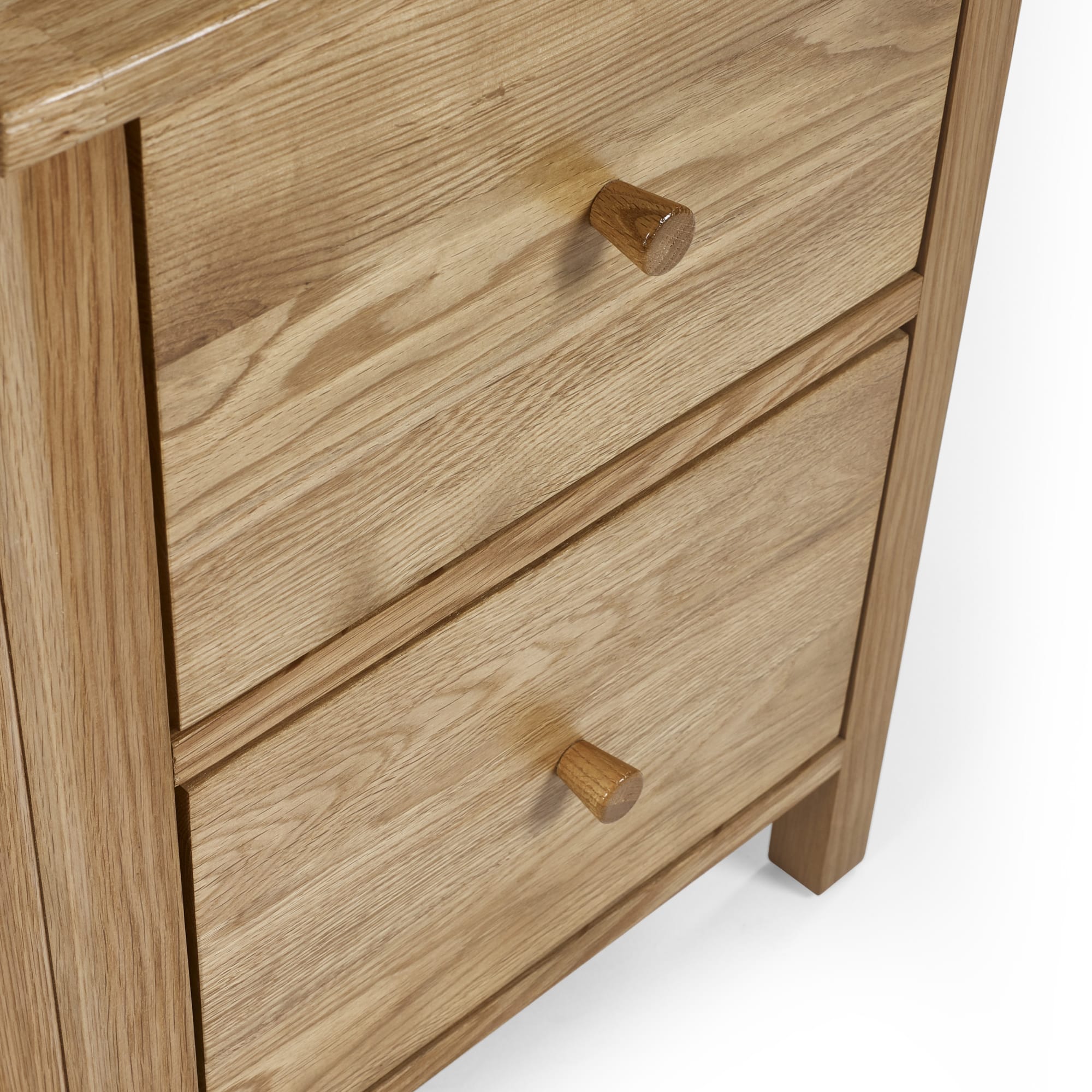 Coxmoor 2 Drawer Bedside - Oak