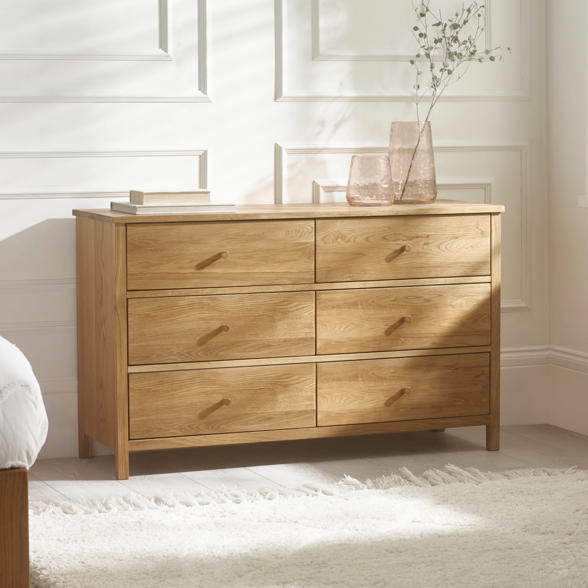 Coxmoor 6 Drawer Chest - Oak