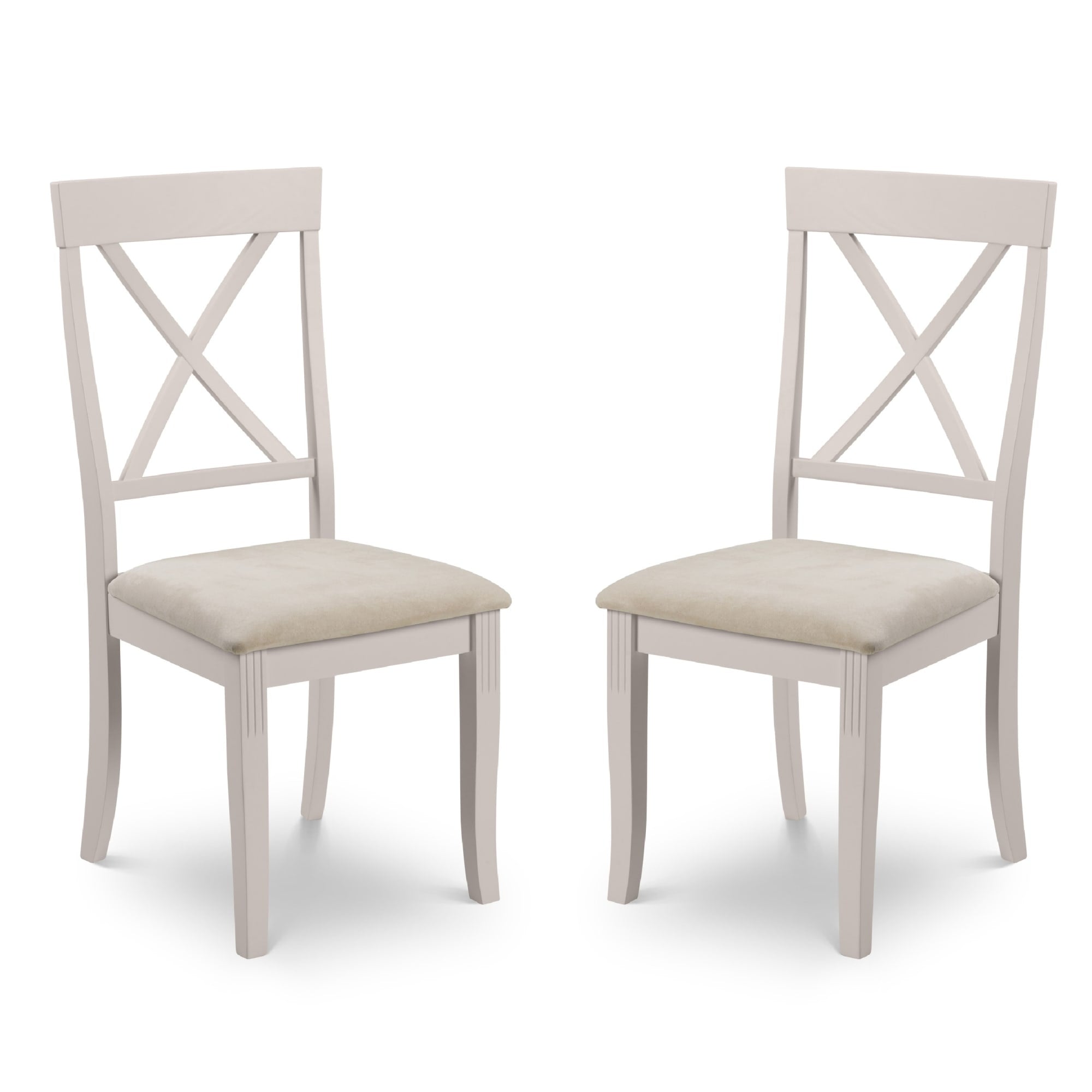 Set Of 2 Davenport Elephant Grey Dining Chairs