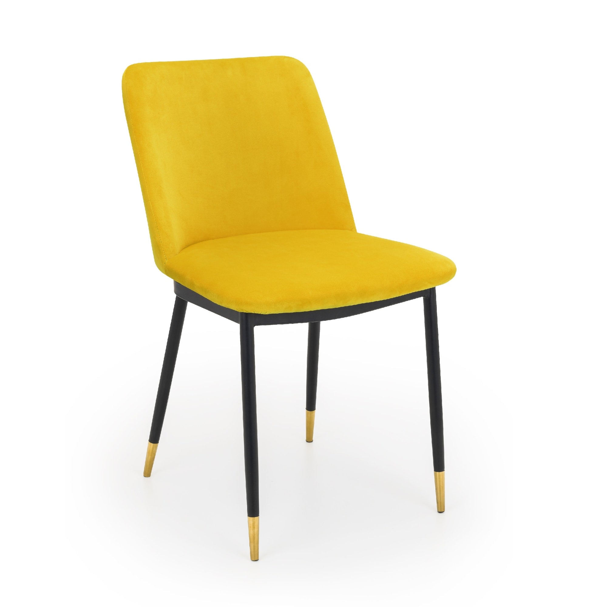 Set Of 2 Delaunay Dining Chairs - Mustard