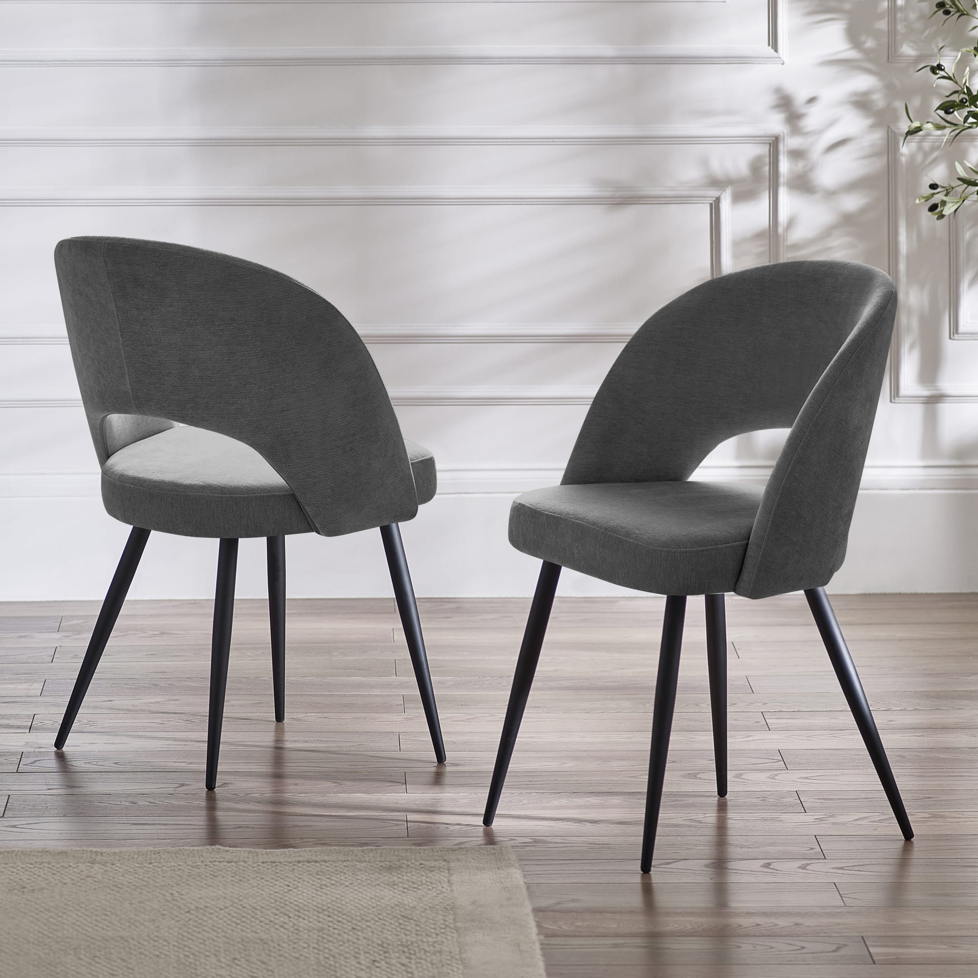 Set Of 2 Ella Dining Chairs - Onyx