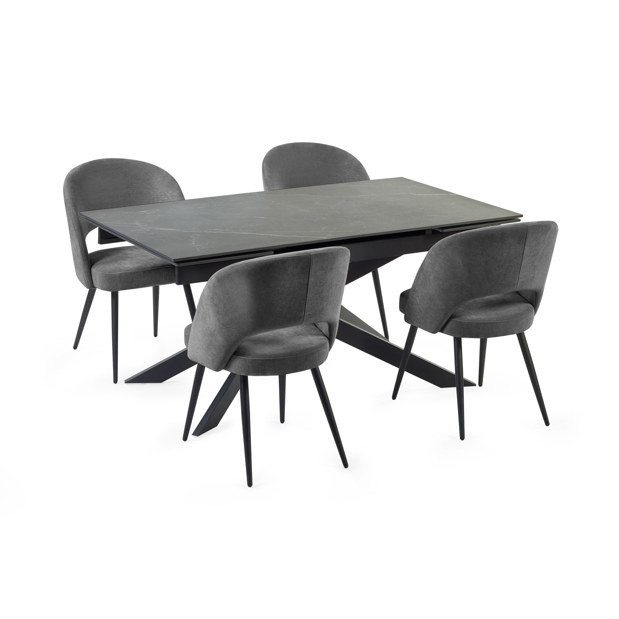 Set Of 2 Ella Dining Chairs - Onyx