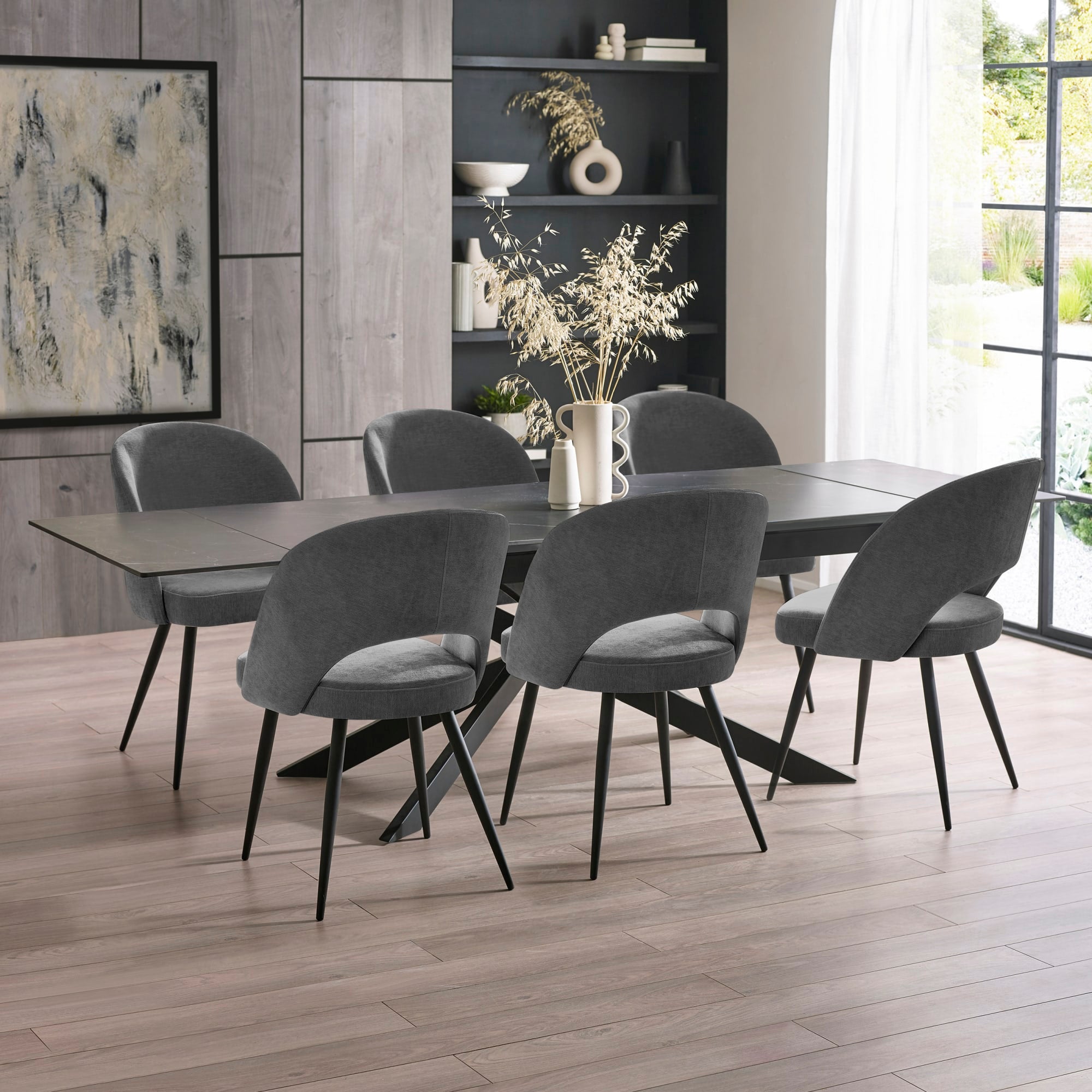 Set Of 2 Ella Dining Chairs - Onyx