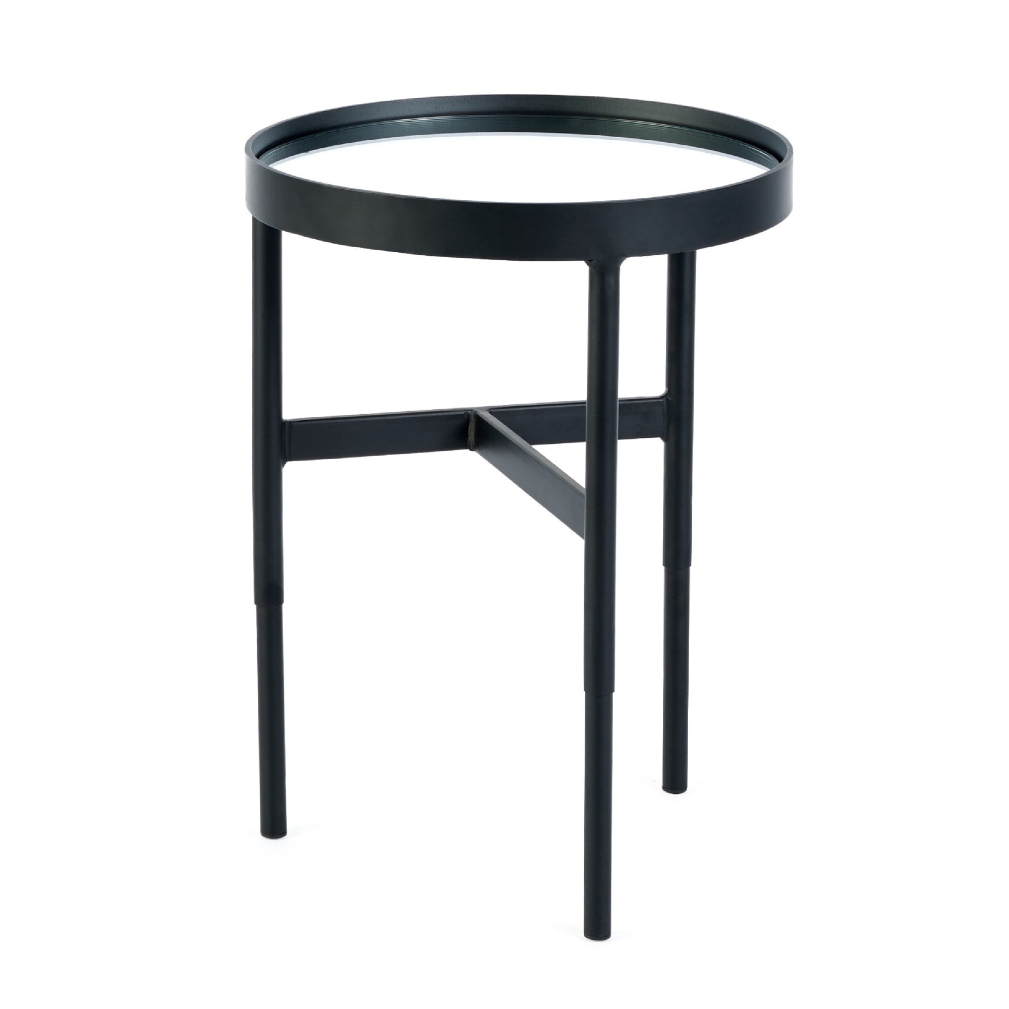 Franki Mirror Glass Lamp Table