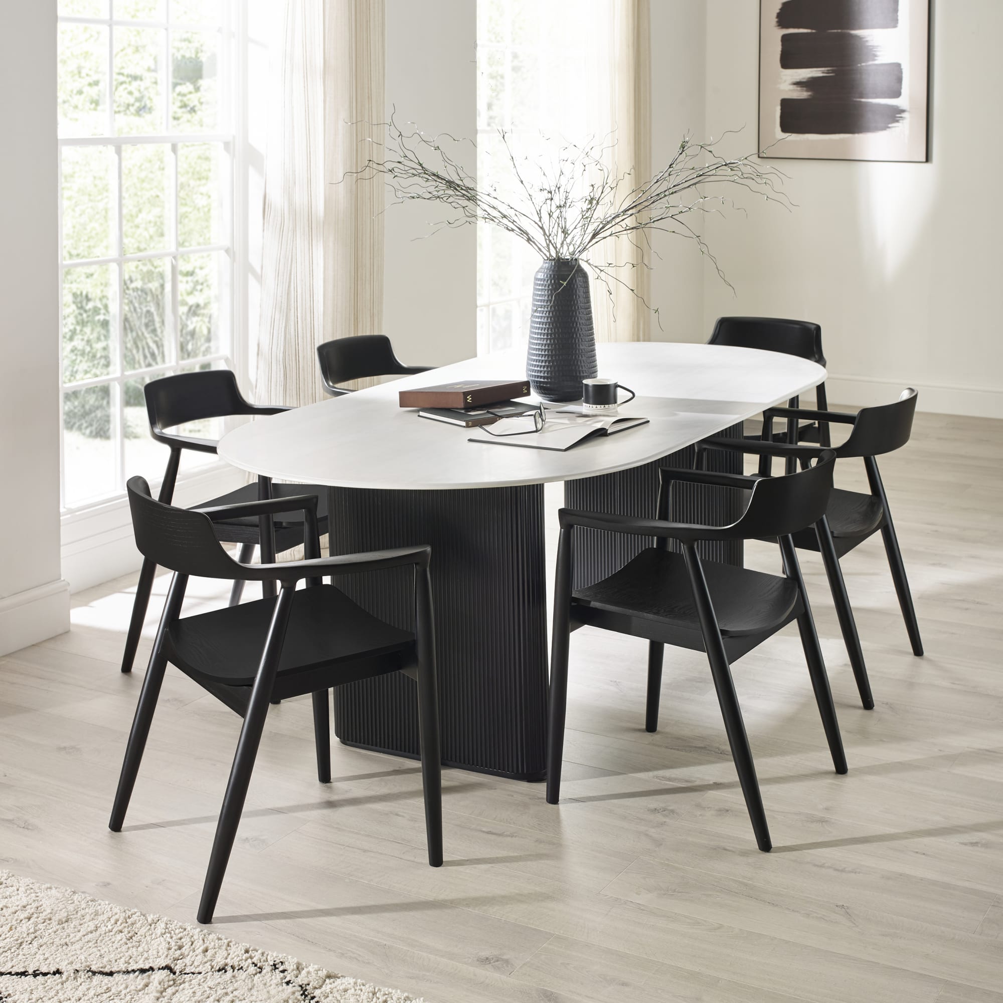 Set of 2 Franklin Dining Chair with Arms