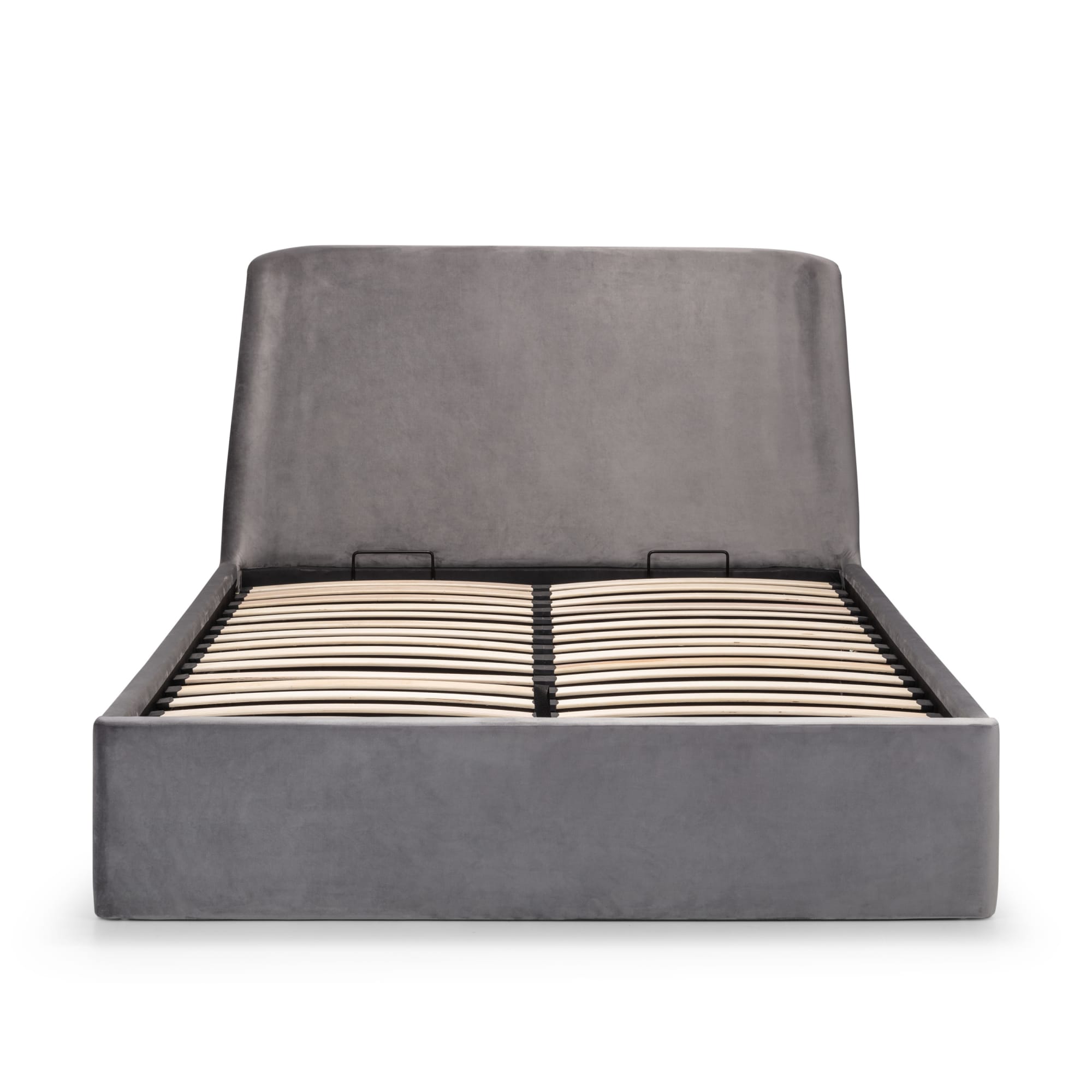 Frida Ottoman Storage 150cm King Bed - Grey